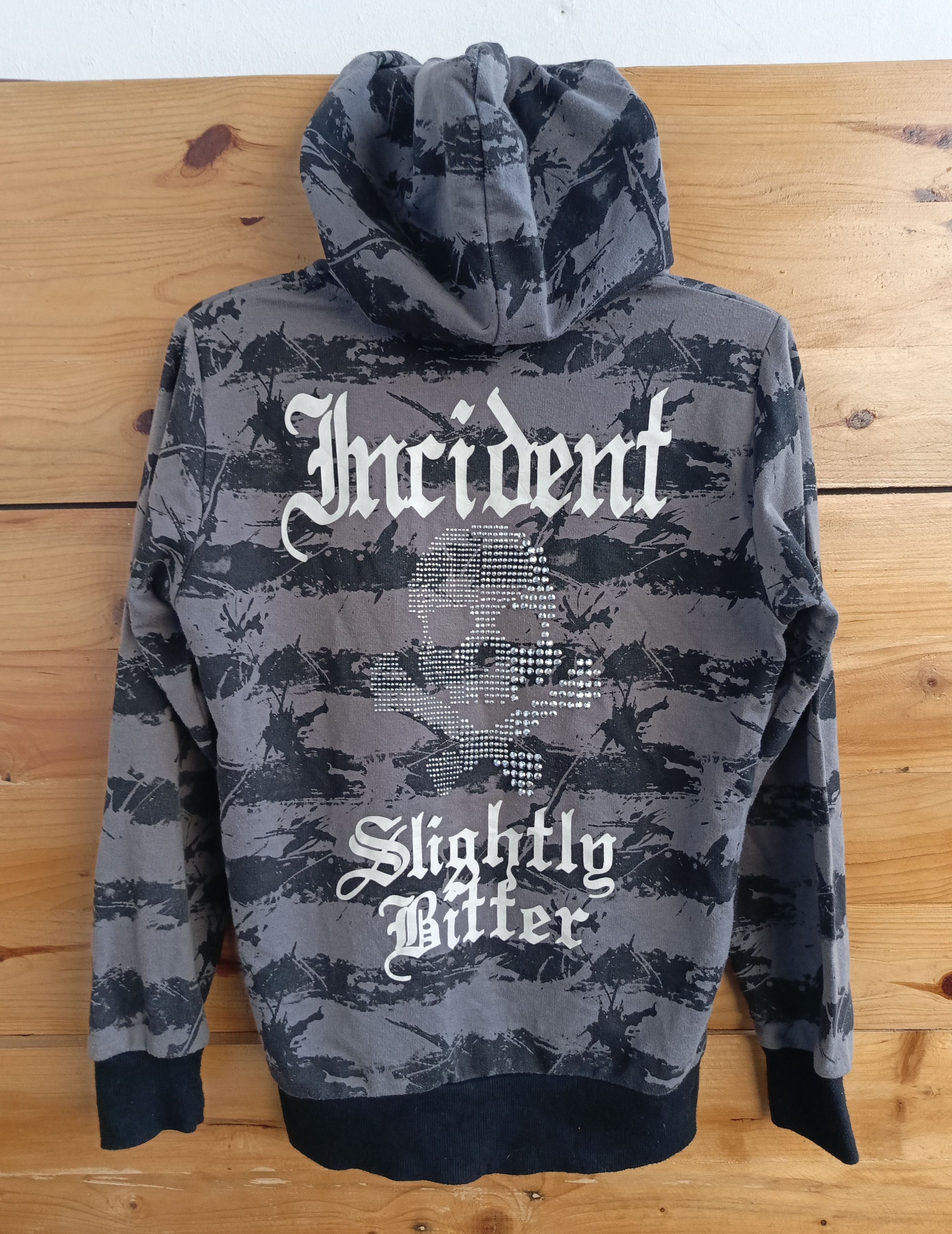 20471120 Y2k Skulls punk striped hoodie Size US S / EU 44-46 / 1 - 1 Thumbnail