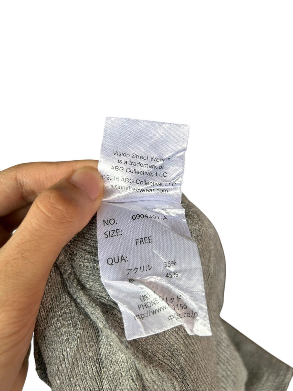 Vintage × Vision Streetwear Vision Streetwear Big Logo Box Logo Beanie Hats Size ONE SIZE - 6 Thumbnail