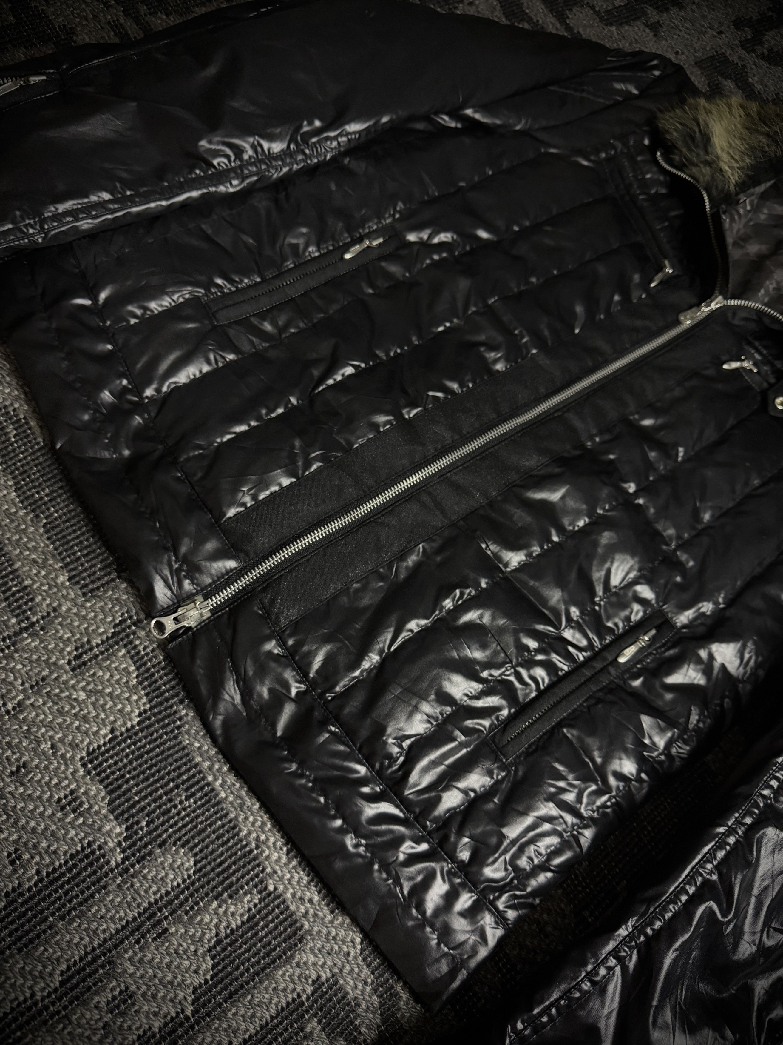 Tornado Mart Tornado Mart Quilted Real Fur Down Jacket Size US L / EU 52-54 / 3 - 6 Thumbnail