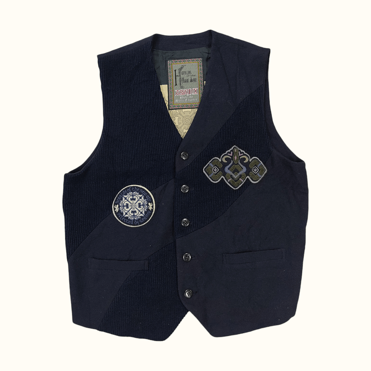 Designer × Mr. Gentleman Vintage ARAMIS Wool Vest Coat Size US M / EU 48-50 / 2 - 3 Thumbnail