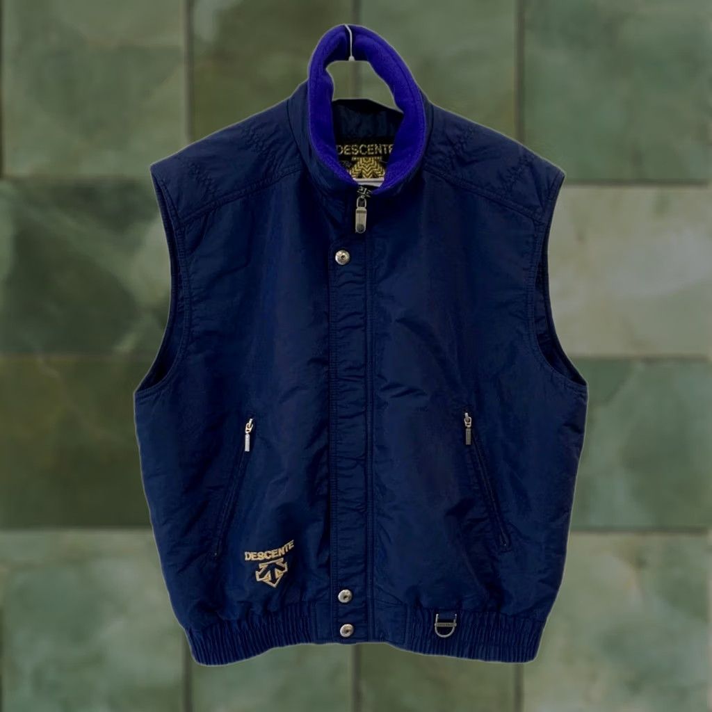 Vintage VINTAGE Descente Puffer Vest Mens XL Blue Ski Gilet 90s Winter Sports Size US XL / EU 56 / 4 - 1 Thumbnail