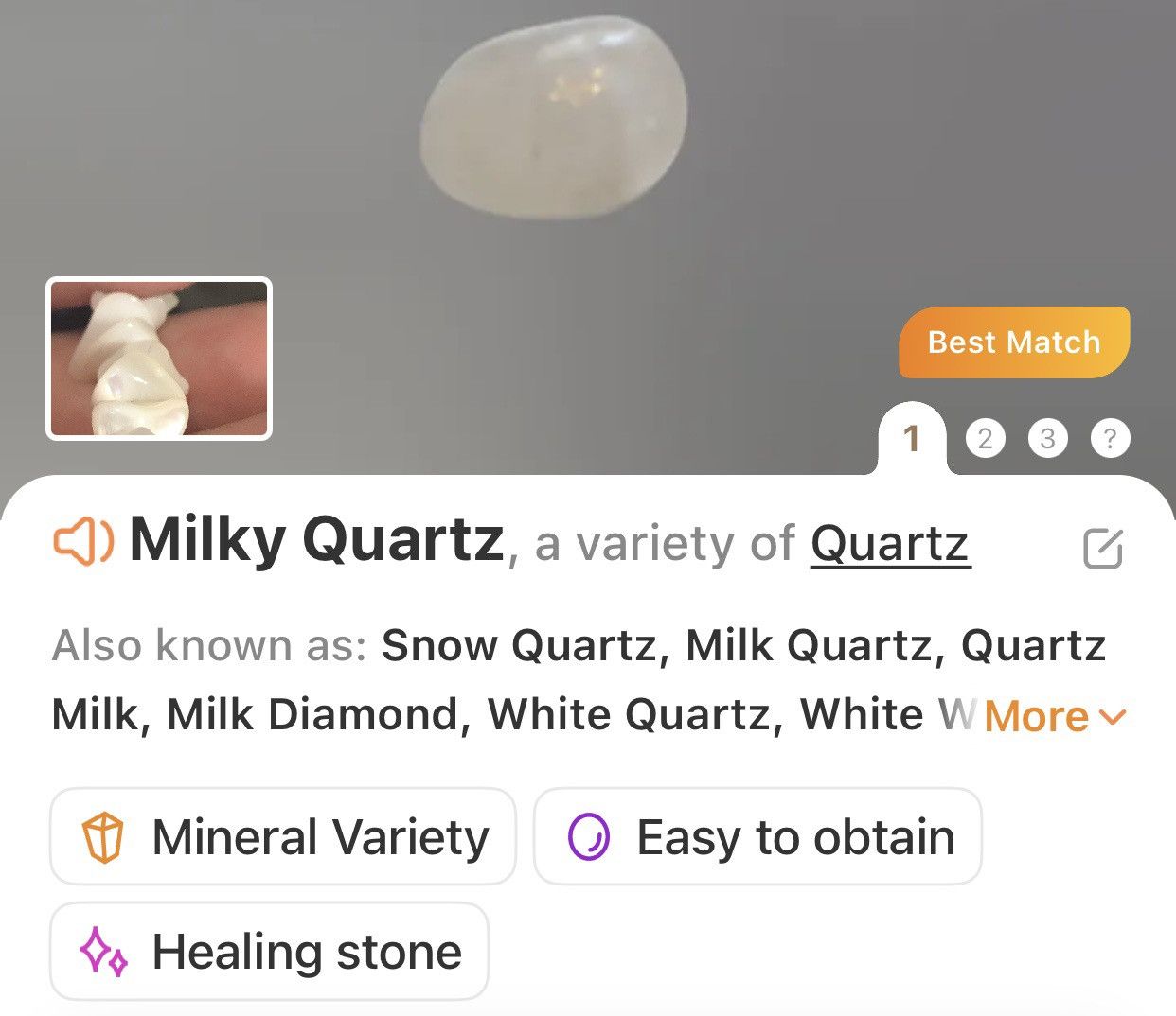Jewelry Vintage milky quartz stone bar gold chain necklace Size ONE SIZE - 10 Thumbnail