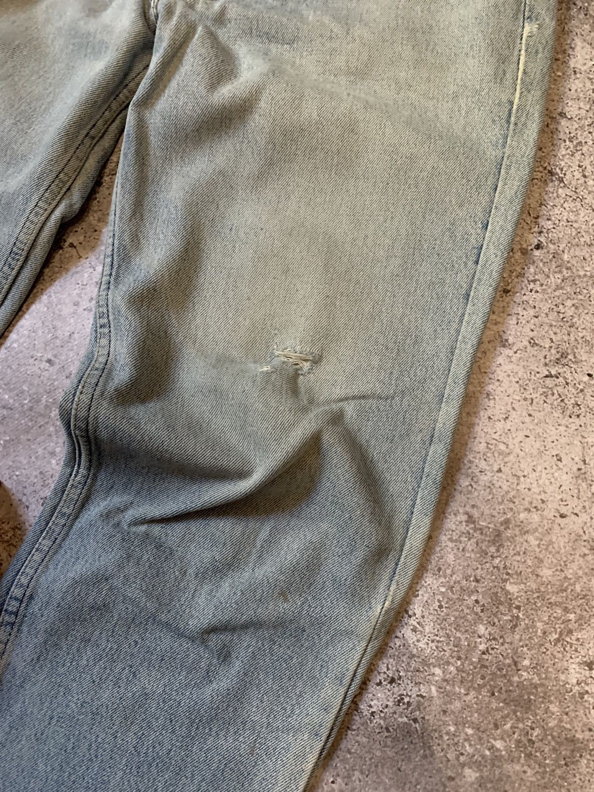 Levi's Vintage Levi's Jeans 501 Light Wash Denim 31x34 Size US 31 - 4 Thumbnail