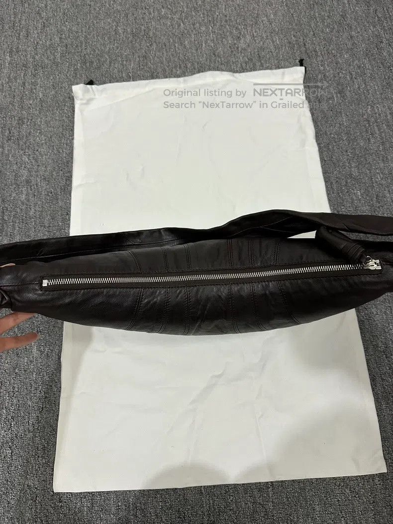Lemaire LEMAIRE Medium dark-chocolate lambskin Croissant bag i Size ONE SIZE - 7 Thumbnail