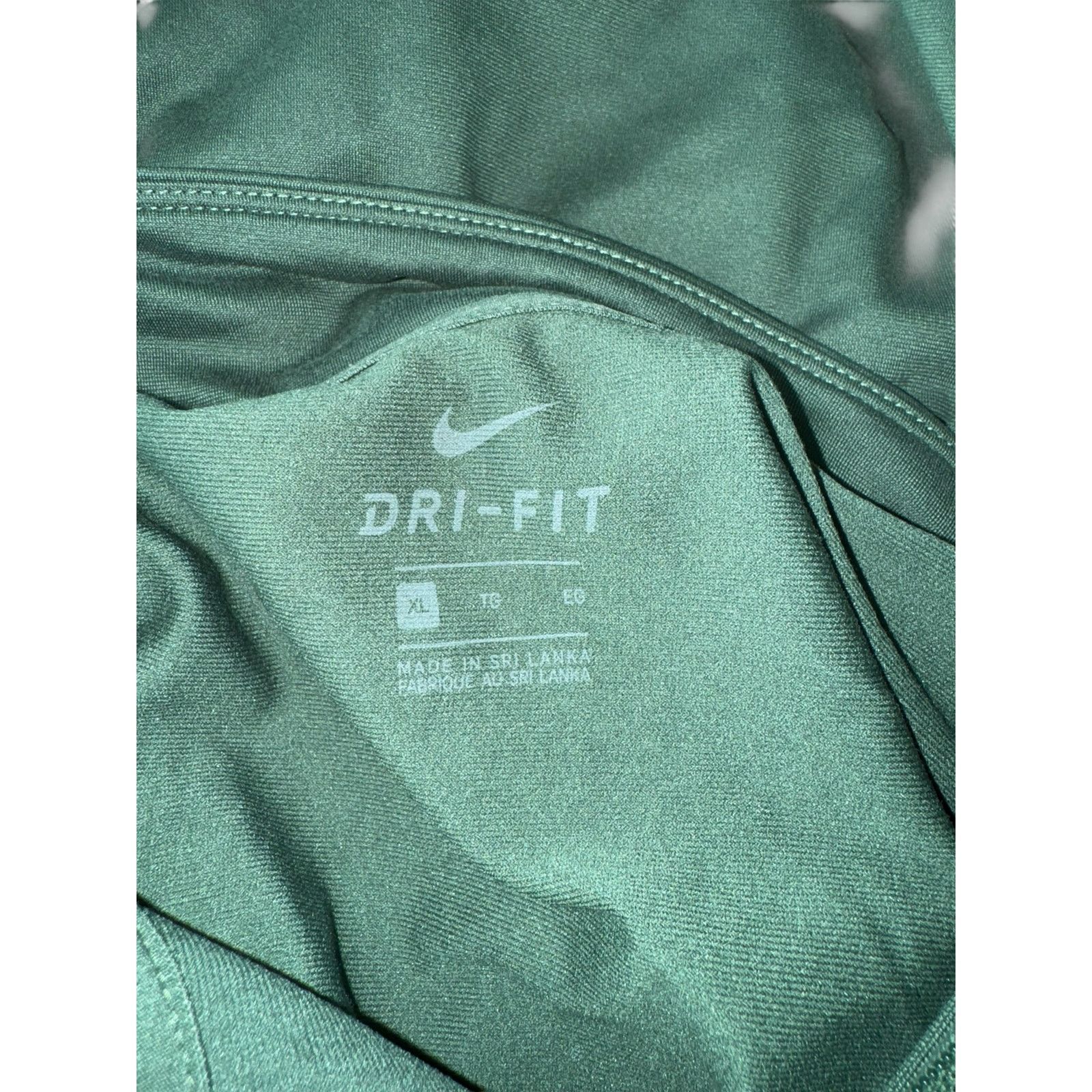 Nike Nike Dri-FIT Quarter Zip Pullover XL Green Athletic Shirt Size US XL / EU 56 / 4 - 4 Thumbnail