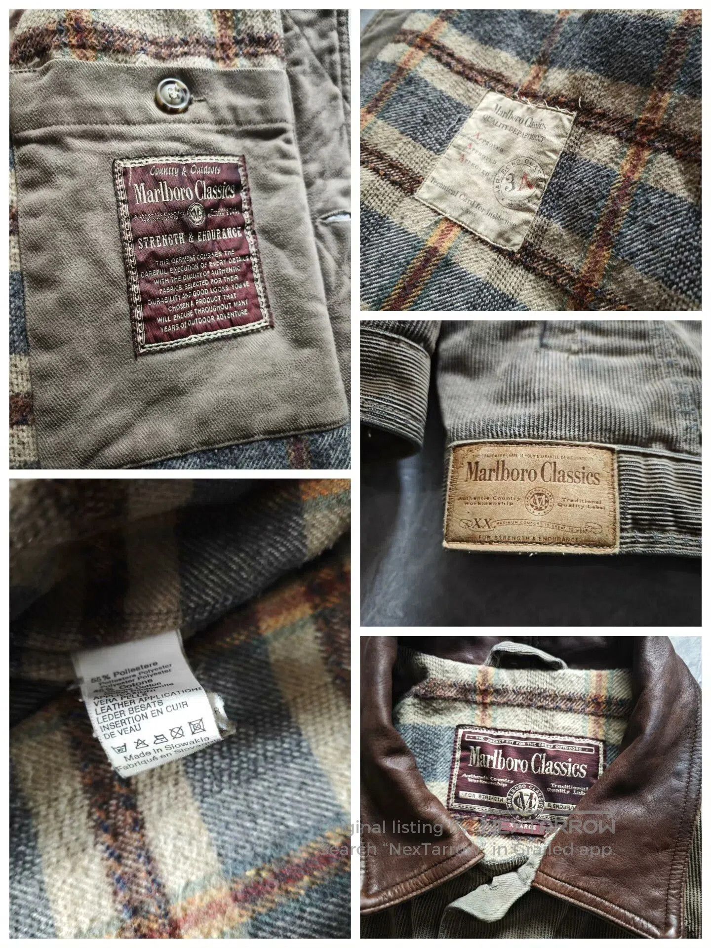 Marlboro Classics rust corduroy trucker jacket. Size US XL / EU 56 / 4 - 6 Thumbnail