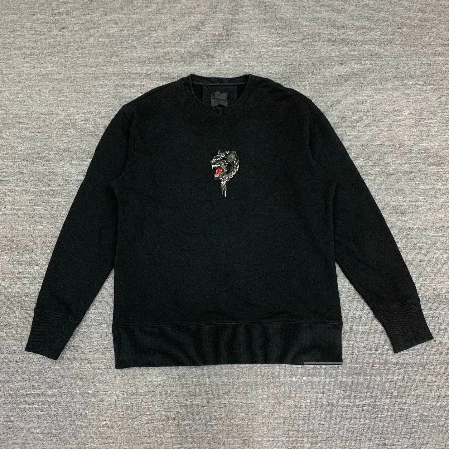 Givenchy Black Back Logo Sweatshirt.