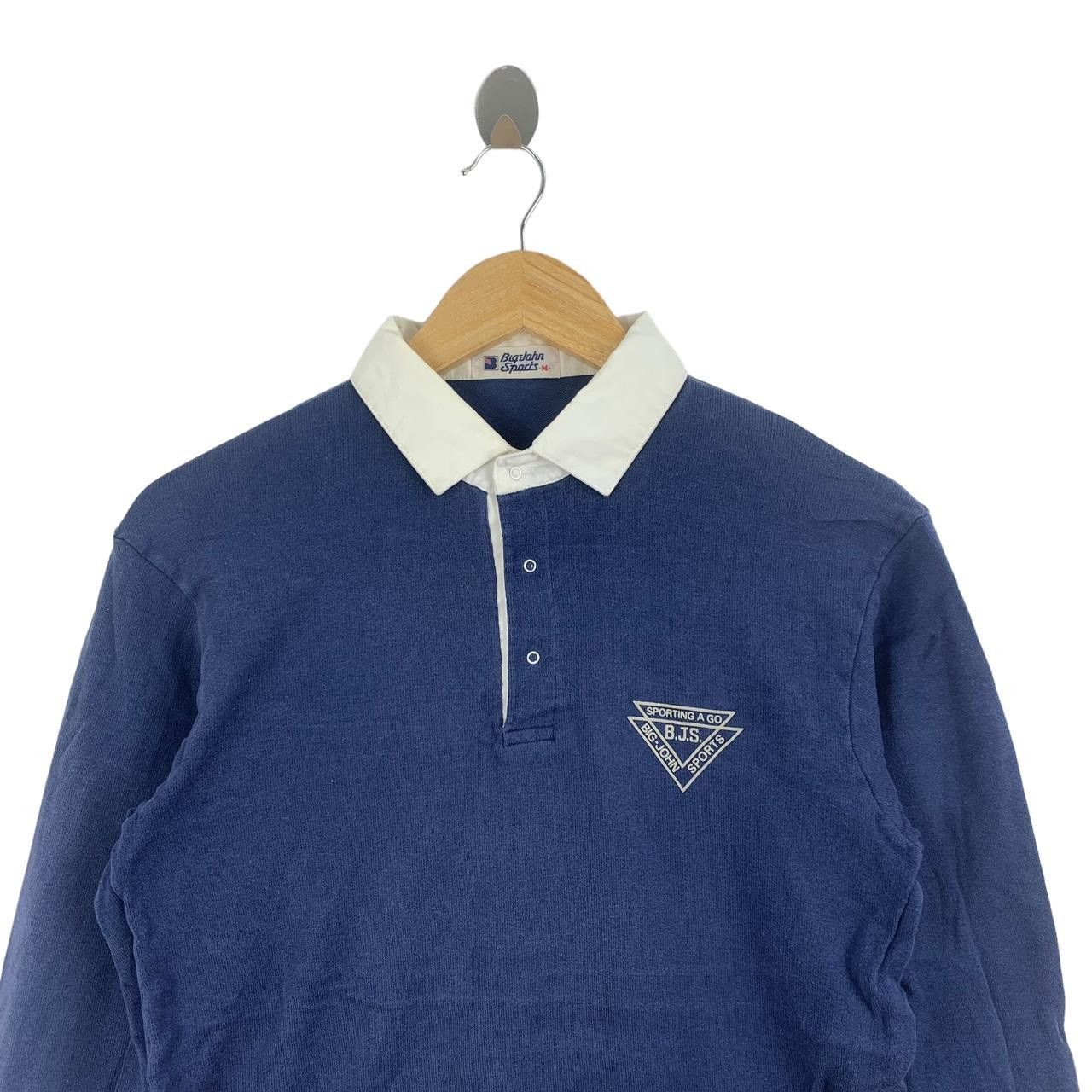 Vintage Vintage 90’ BIG JOHN SPORTS Football Rugby Polo Tee Shirt Size US M / EU 48-50 / 2 - 2 Thumbnail