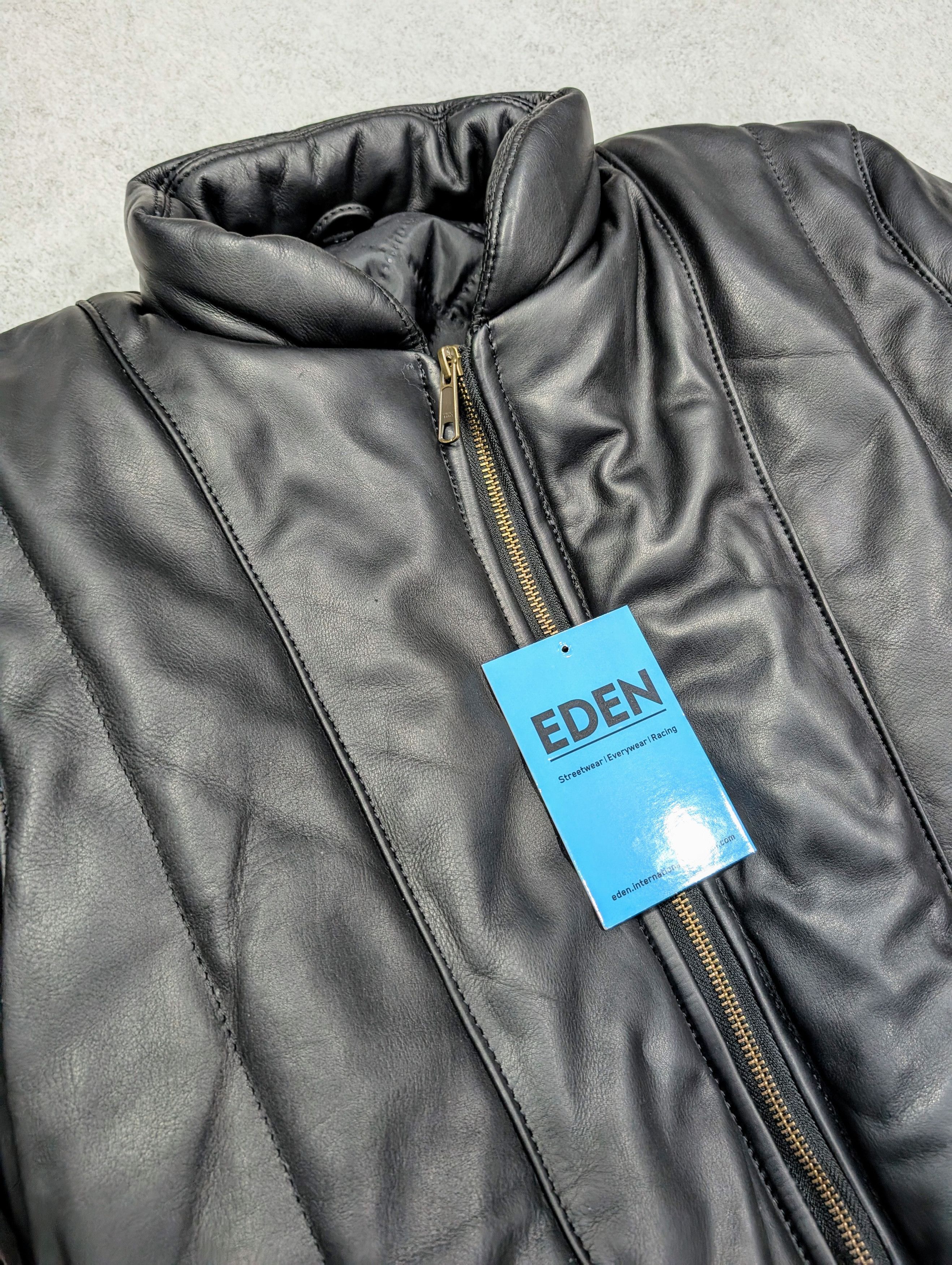 Genuine Leather 🔥 Versatile Black Quilted Leather Jacket - Dress Up or Down Size US M / EU 48-50 / 2 - 3 Thumbnail