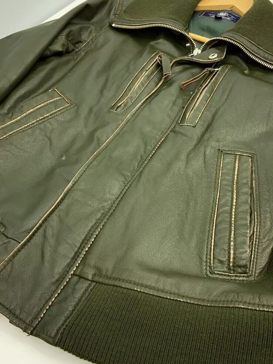 Avirex Avirex Cowhide Leather Jacket Blouson Khaki Size US M / EU 48-50 / 2 - 7 Thumbnail