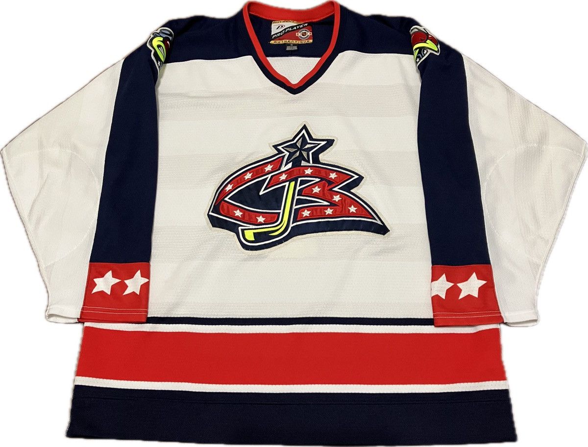 Pro Player Columbus Blue Jackets Pro Player Auth NHL Hockey Jersey 52 Size US XXL / EU 58 / 5 - 1 Thumbnail