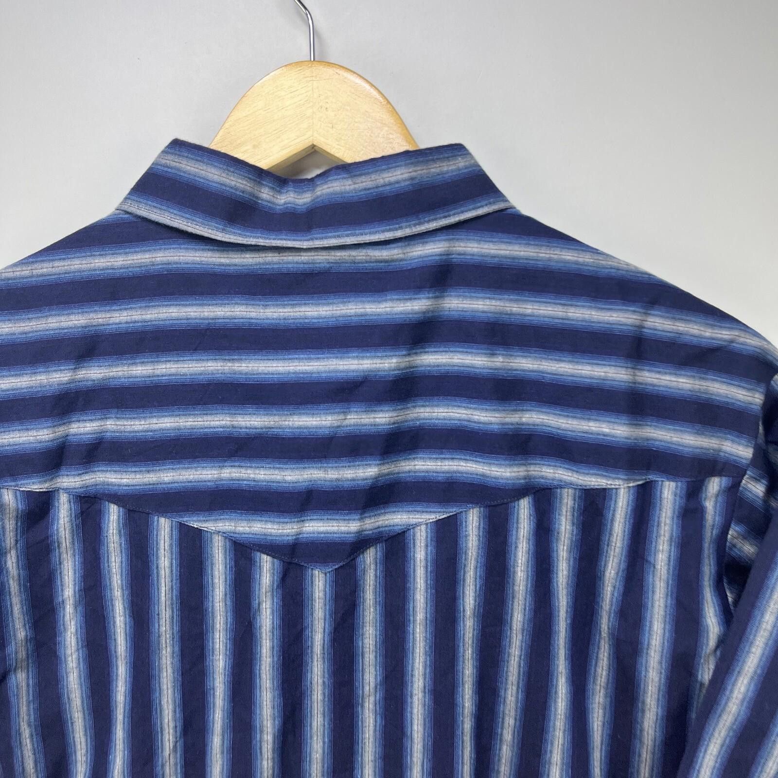 Wrangler Vintage 90s Wrangler Pearl Snap Button-Up Shirt 1X Size US XL / EU 56 / 4 - 9 Thumbnail
