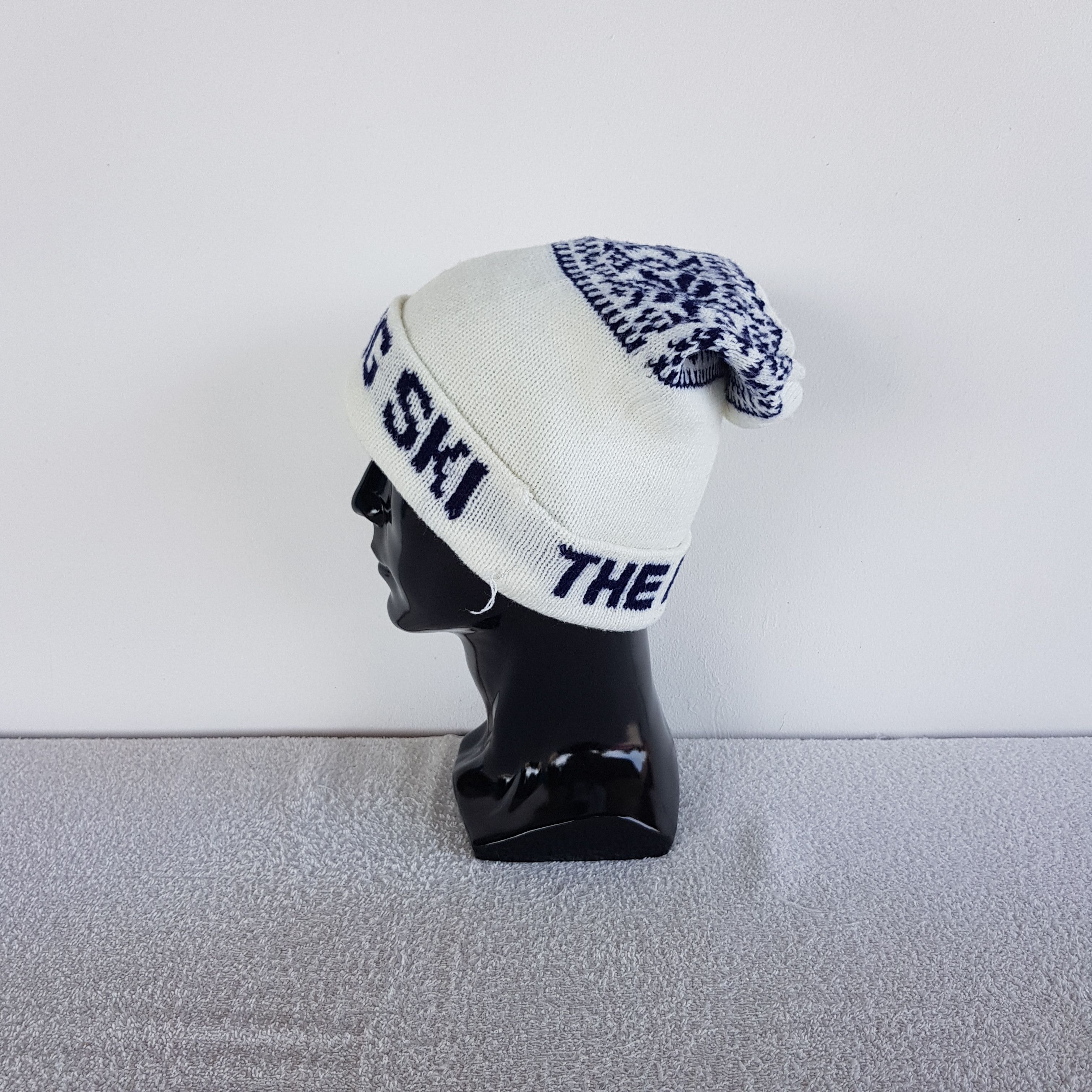 Japanese Brand Vintage The Big Ski Beanie Y2K Knit Crochet Snow Caps Hats Size ONE SIZE - 4 Thumbnail