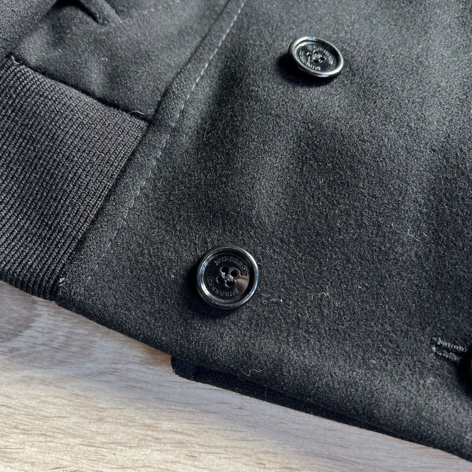 Burberry Burberry Wool Black Peacoat Jacket 9519AC Size M / US 6-8 / IT 42-44 - 6 Thumbnail