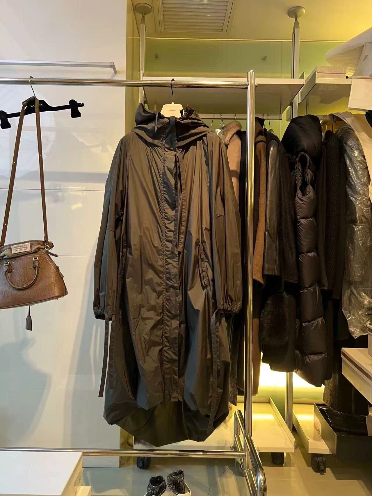 Jil Sander Jilsander Swamp Green Tailored Coat 36 New Size XS / US 0-2 / IT 36-38 - 3 Thumbnail