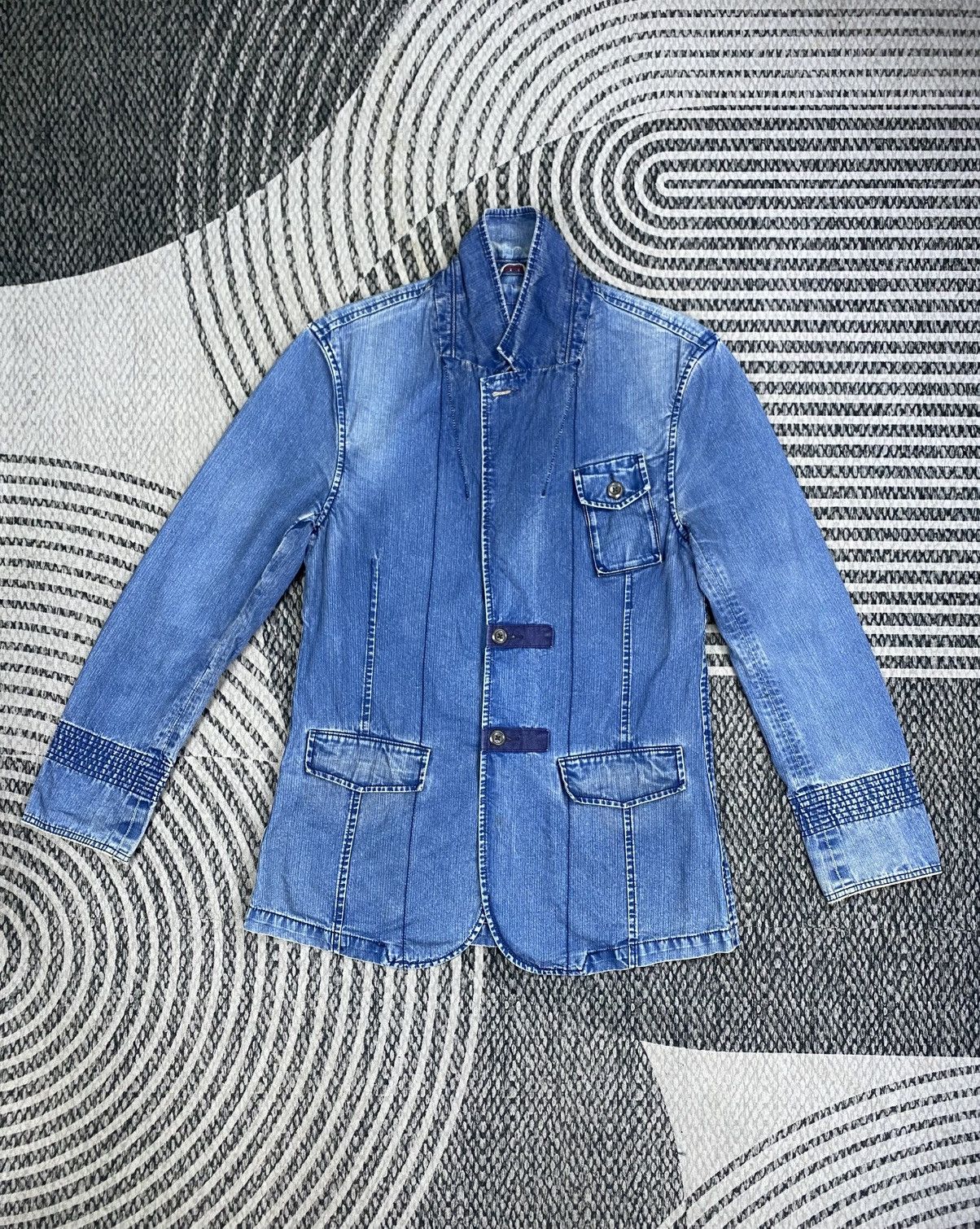 Gap Vintage Gap Denim Blue Wash Blazer Style Jacket Size US M / EU 48-50 / 2 - 5 Thumbnail
