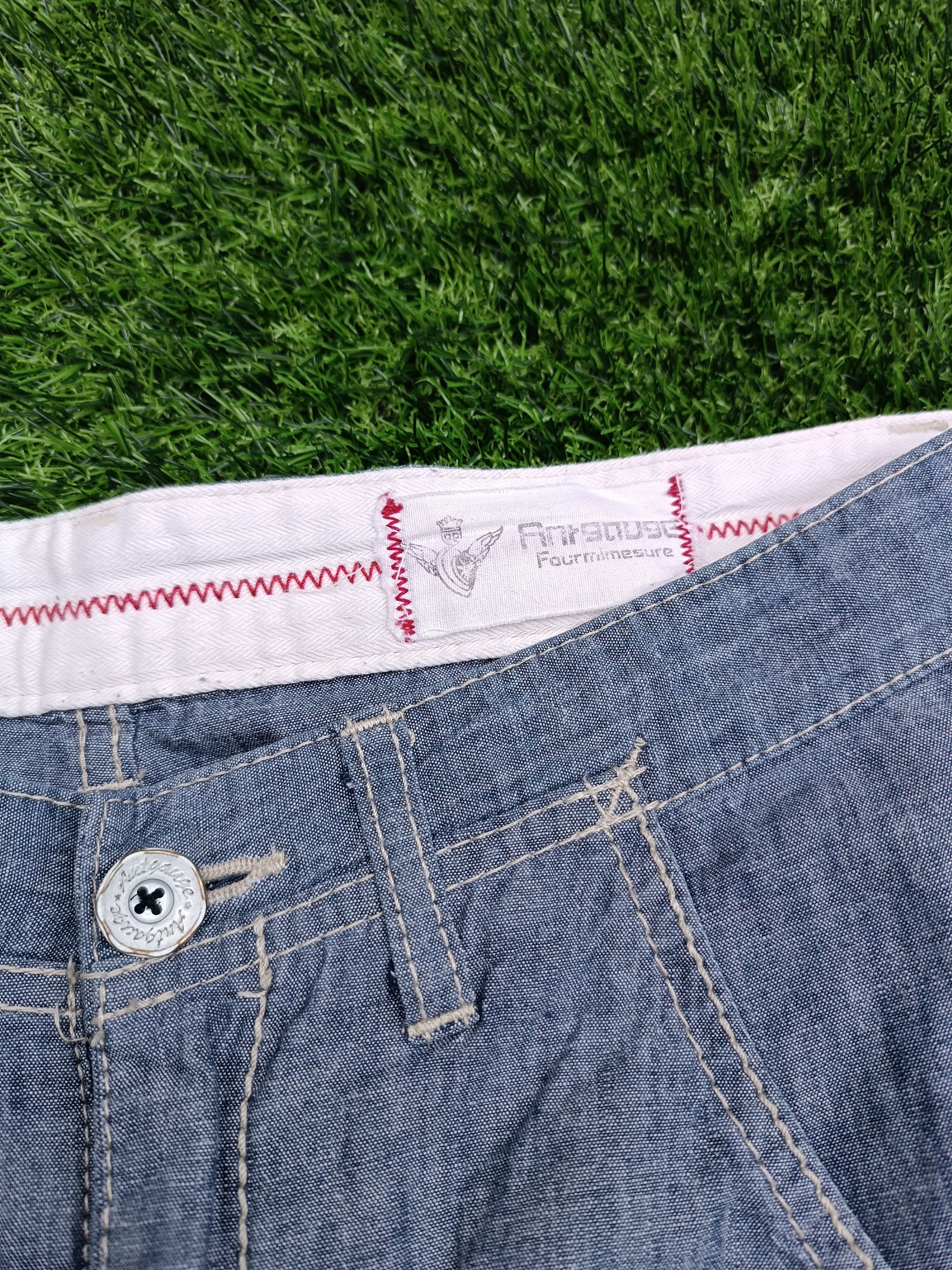 Japanese Brand Soft Jeans Linen Pant Apron Size US 32 / EU 48 - 7 Thumbnail