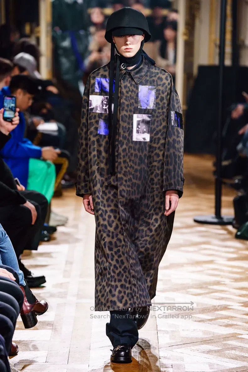 Raf Simons Raf Simons AW19 show patched leopard coat Size US M / EU 48-50 / 2 - 7 Thumbnail