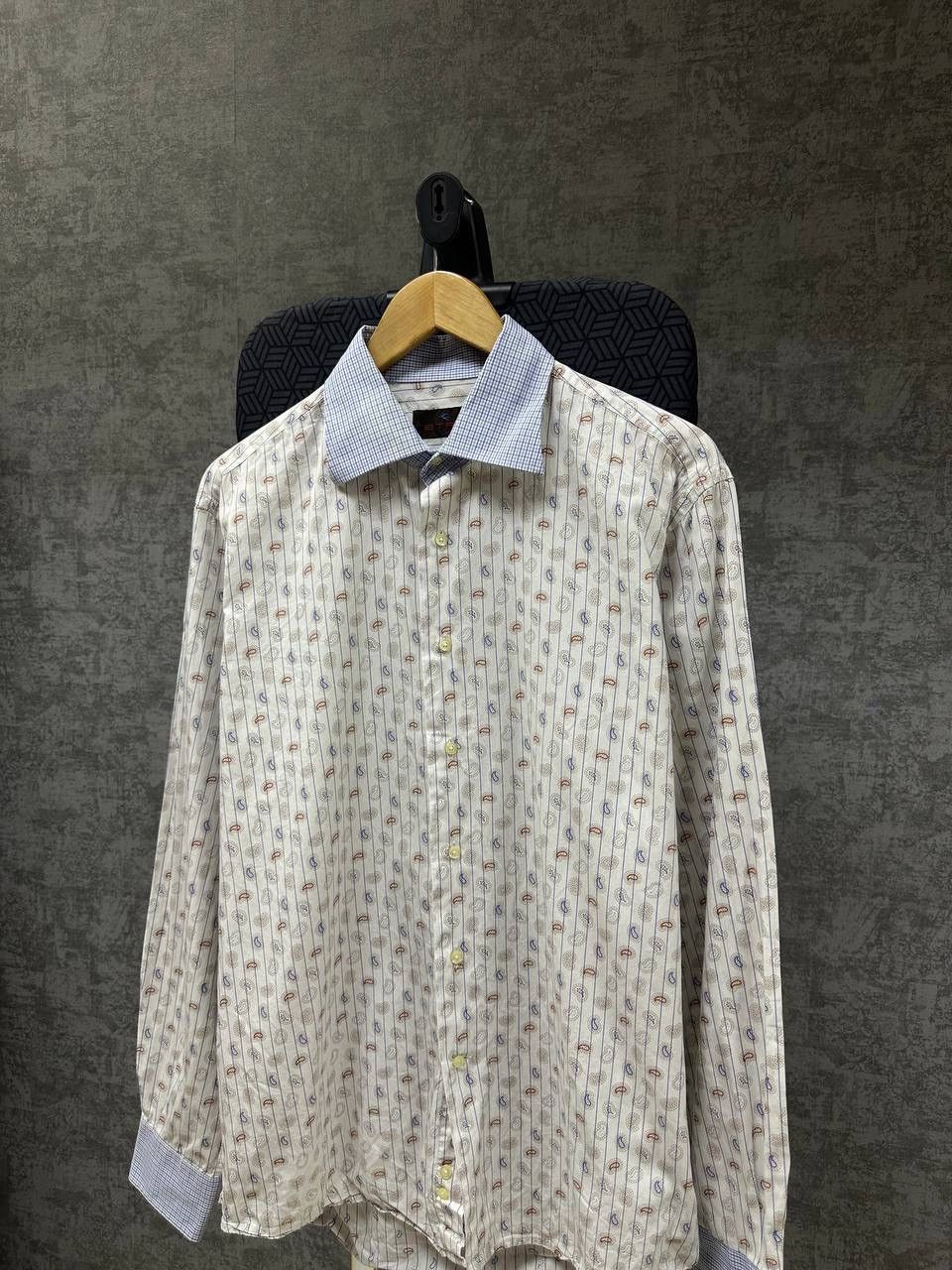 Etro × Vintage Vintage Etro White Men’s Shirt Size US L / EU 52-54 / 3 - 5 Thumbnail