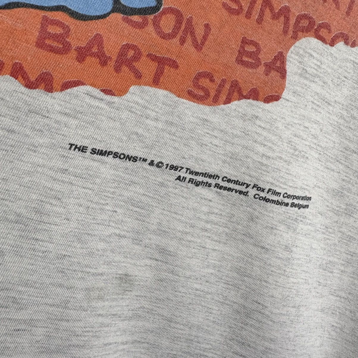 Vintage Vintage 90s The Simpson Cool Big Face Graphic T-Shirt Size US XL / EU 56 / 4 - 3 Thumbnail