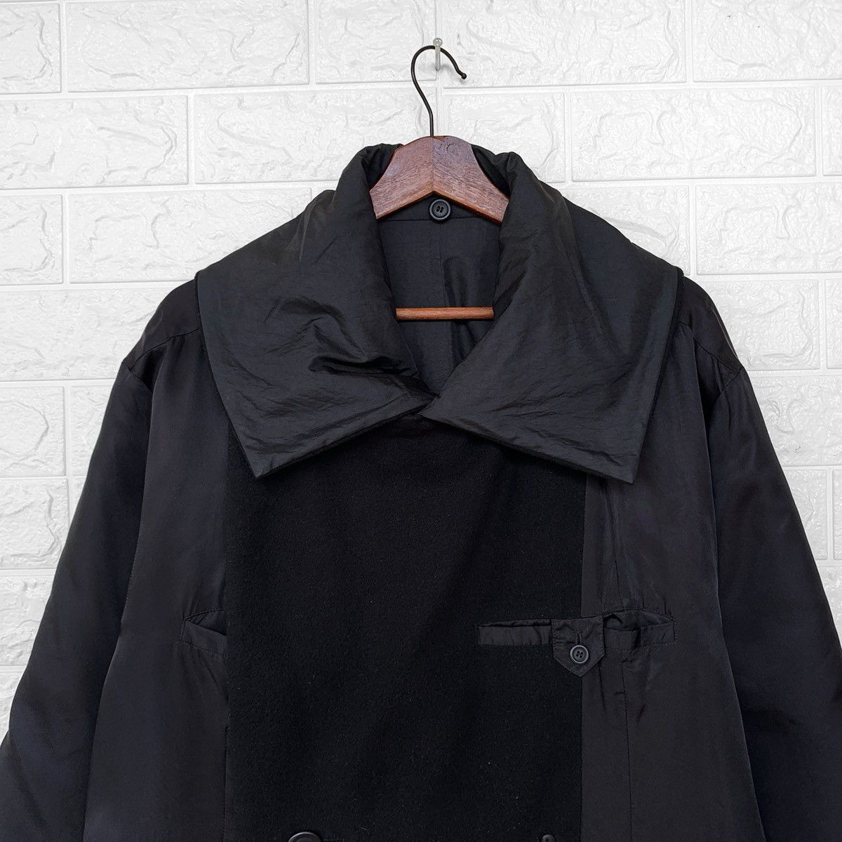 Issey Miyake Issey Miyake Windcoat Nylon Reversible Long Jacket Size US L / EU 52-54 / 3 - 18 Thumbnail