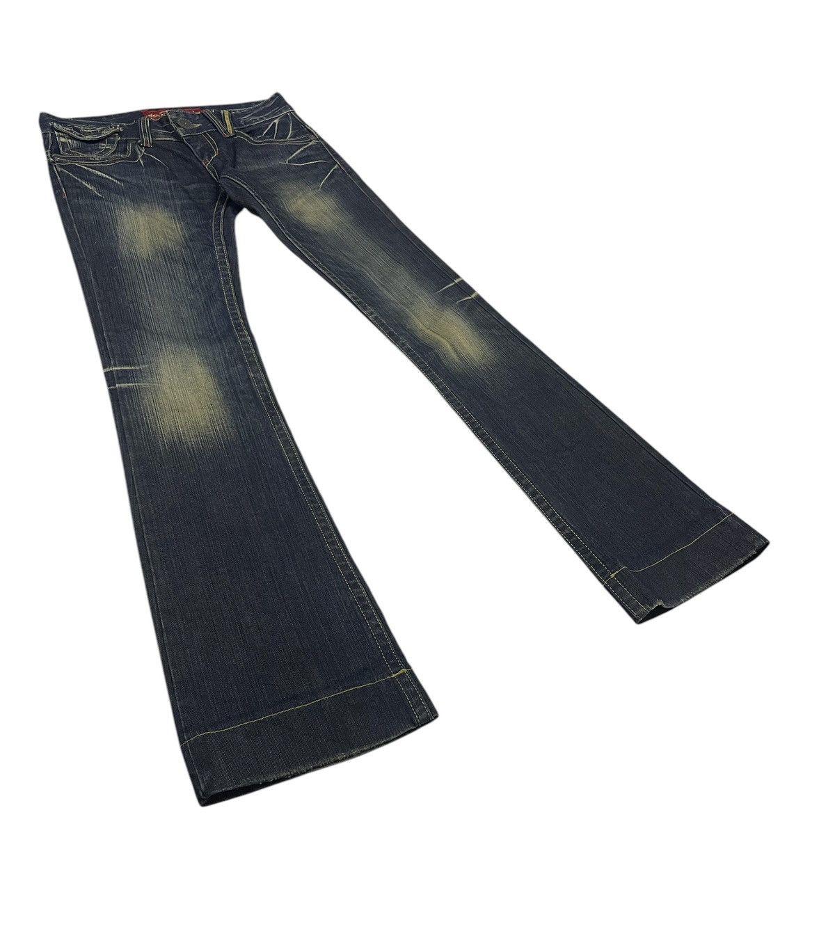 Hysteric Glamour Red Pepper Japan Skinny Flare Jeans Size US 29 - 2 Thumbnail