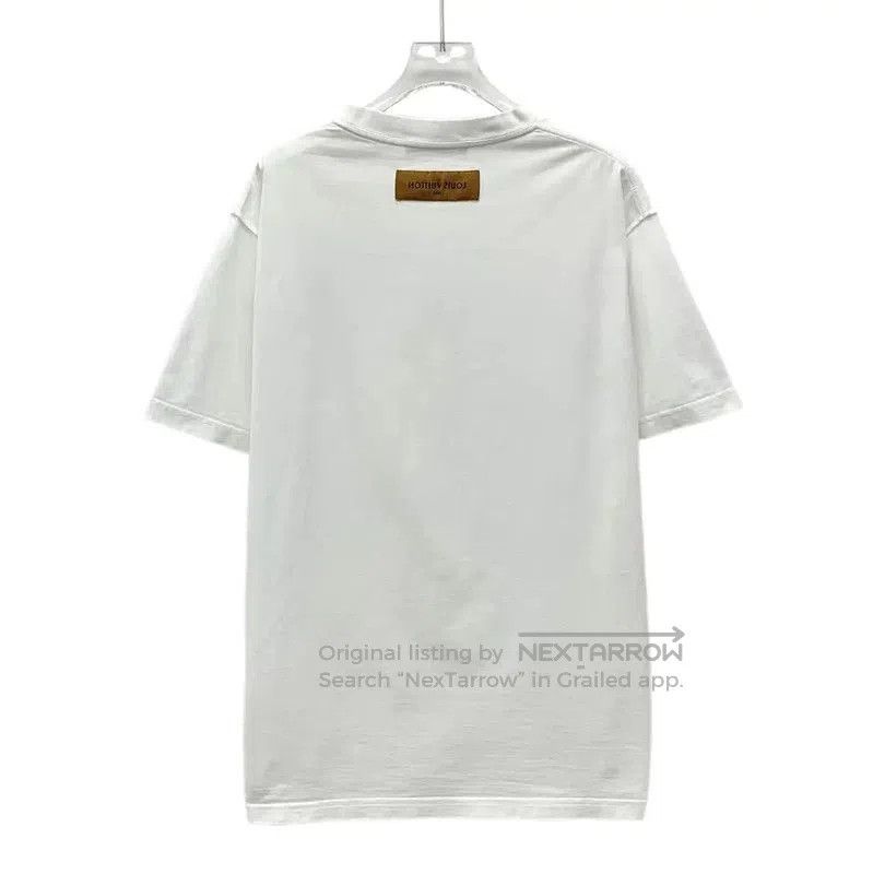 Louis Vuitton Louis Vuitton Women's White Cotton T. Size L / US 10 / IT 46 - 2 Thumbnail