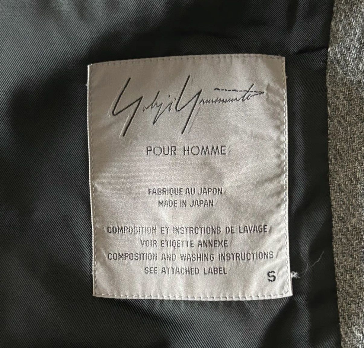 Yohji Yamamoto Yohji Yamamoto 93aw Tweed Panel Blazer K4 Size US S / EU 44-46 / 1 - 3 Thumbnail