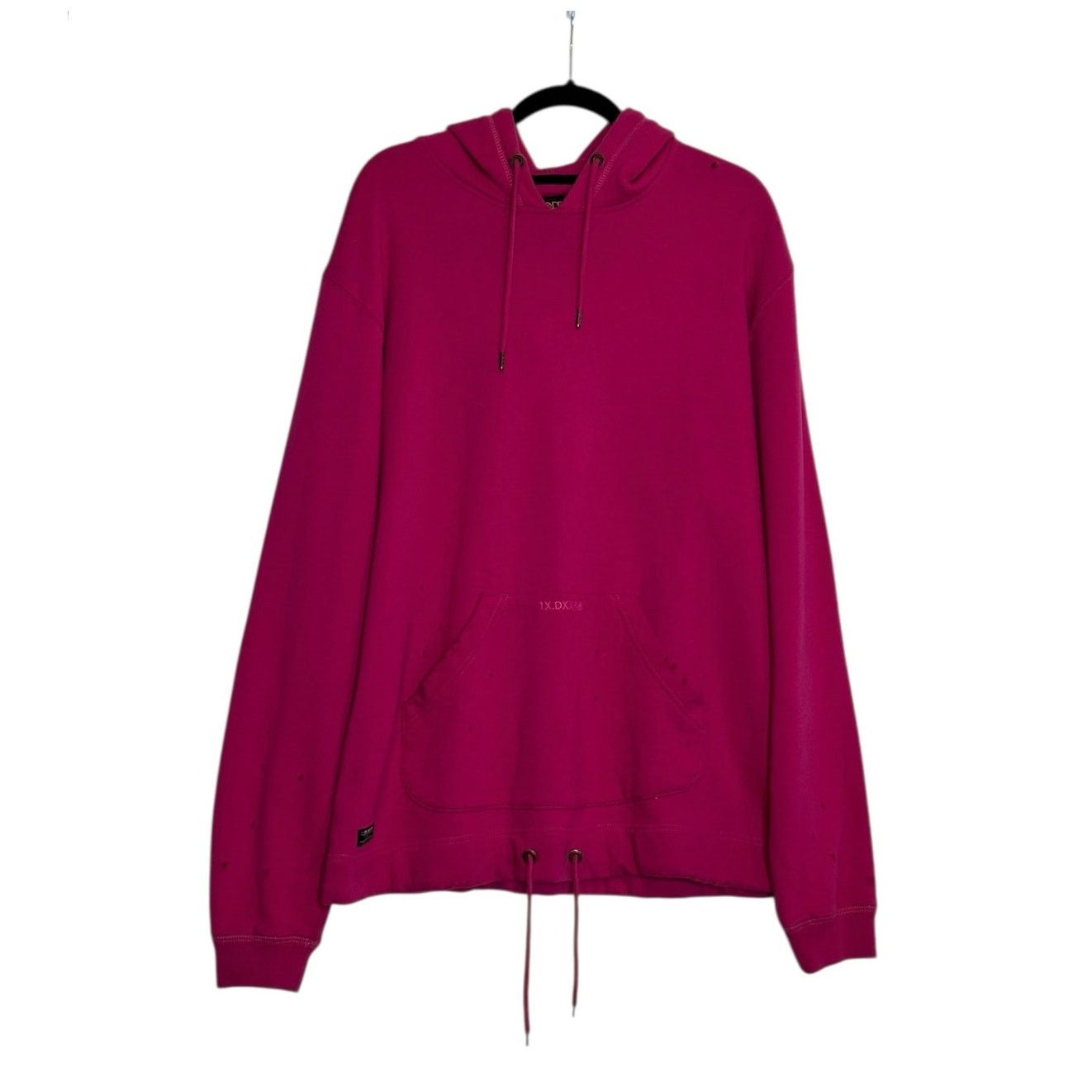 10 Deep 10Deep fuchsia distressed hoodie sweatshirt size X Large Size US XL / EU 56 / 4 - 15 Thumbnail