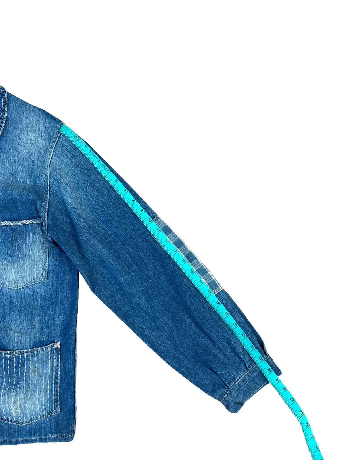 Porter Classic Porter Classic Light Denim Multiple Pocket Chore Jacket Size US S / EU 44-46 / 1 - 4 Thumbnail