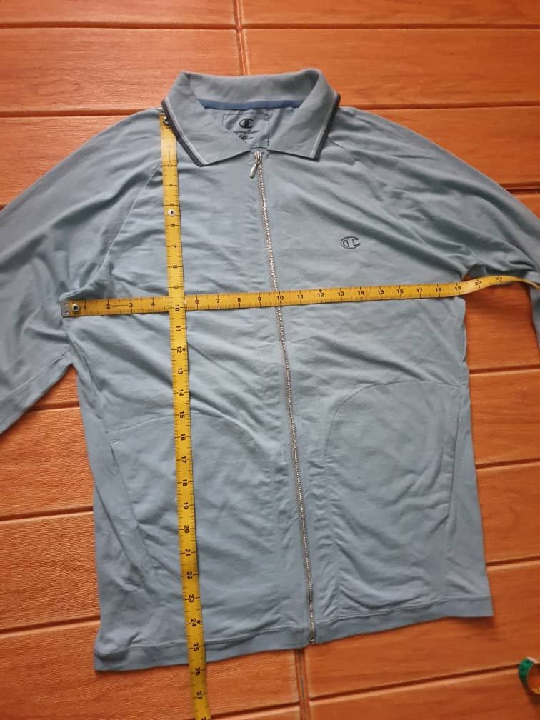 Champion Champion baby blue zipper longsleeve shirt Size S / US 4 / IT 40 - 5 Thumbnail