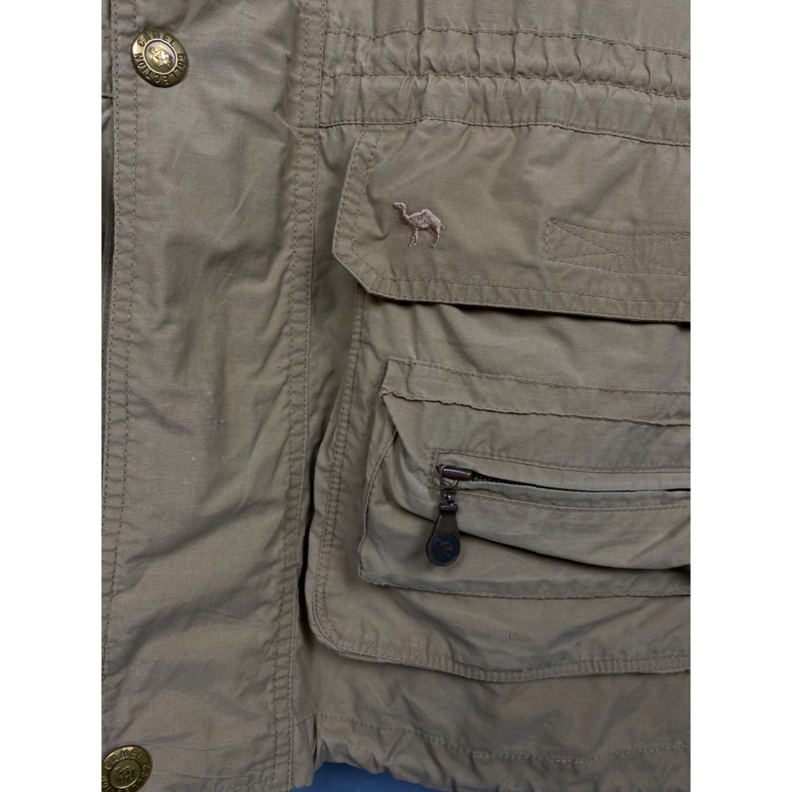 Camel Camel Collection Vintage Mens Utility Jacket XL Beiges Cotton Windbreaker Jacket Mens XL Beige Camel Collection Vintage Mens Jacket Windbreaker 80s? Size US L / EU 52-54 / 3 - 4 Thumbnail