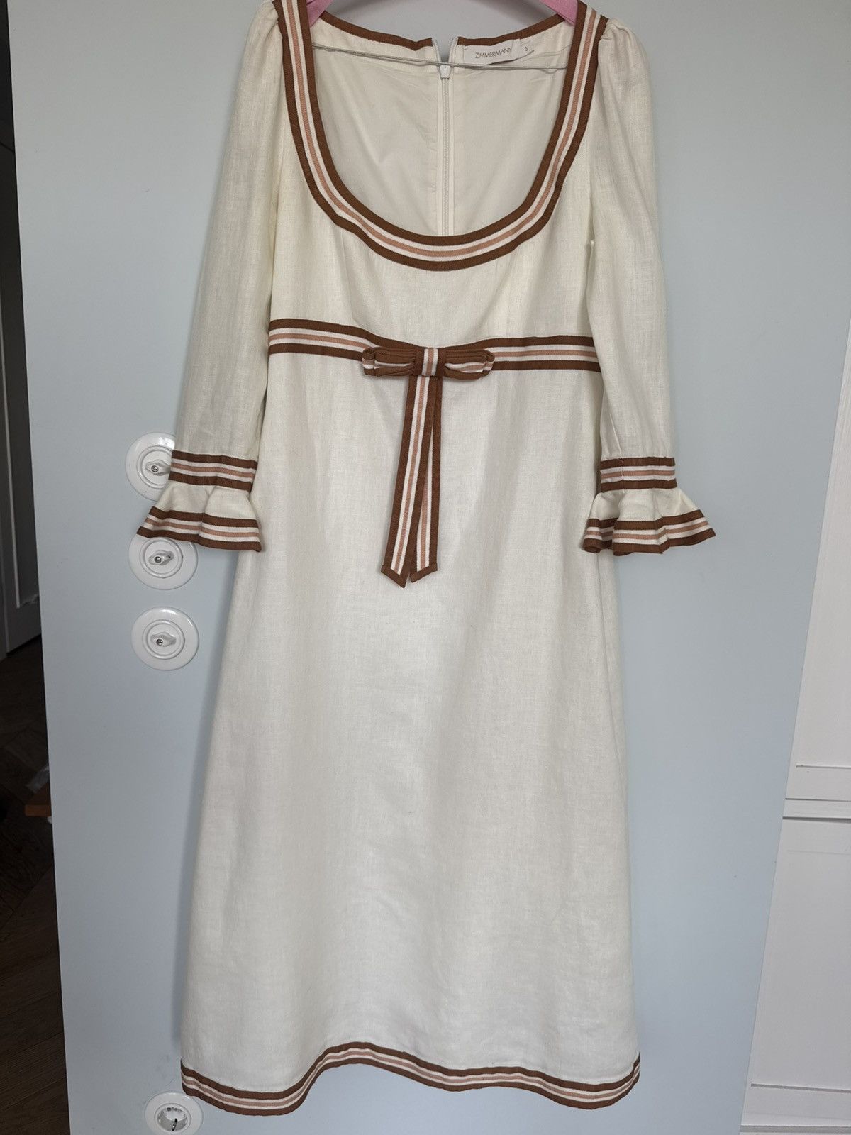 Zimmermann Linen dress Zimmermann size 3 Size L / US 10 / IT 46 - 5 Thumbnail