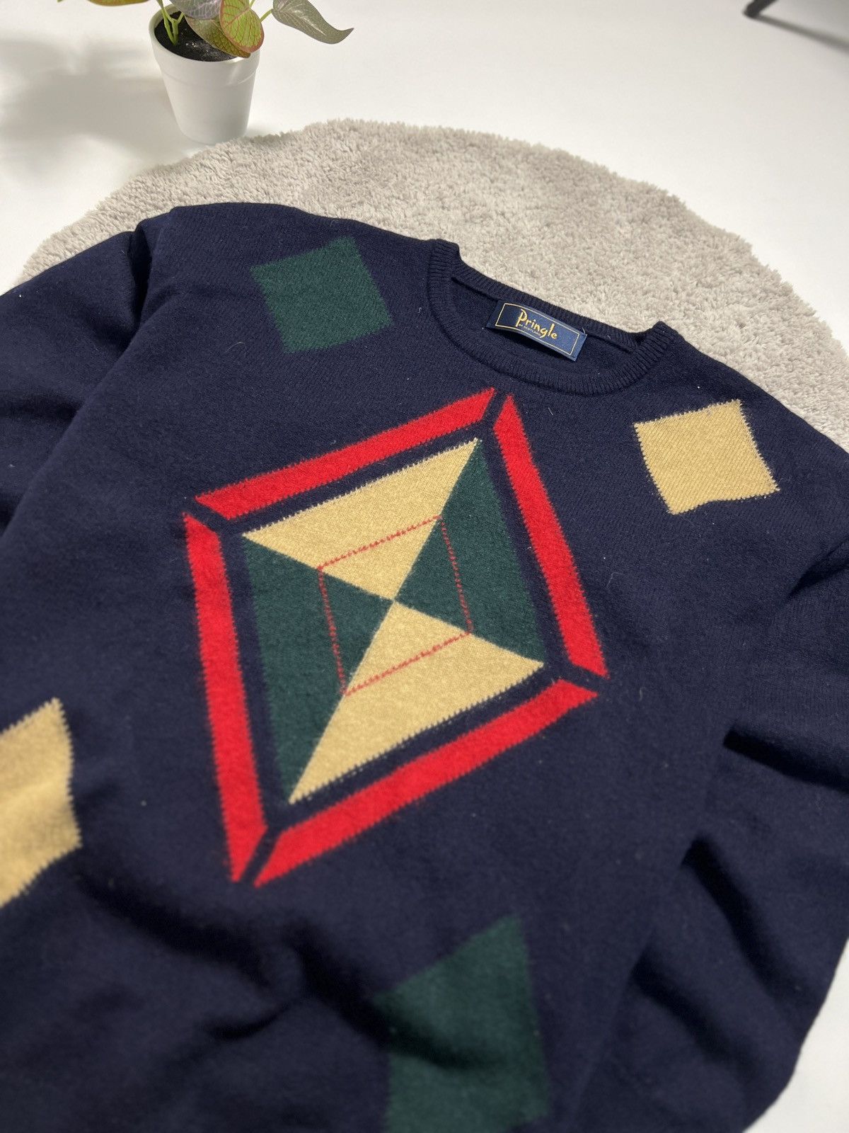 Japanese Brand × Pringle Of Scotland × Vintage Vintage Pringle of Scotland Sweater Size US M / EU 48-50 / 2 - 5 Thumbnail