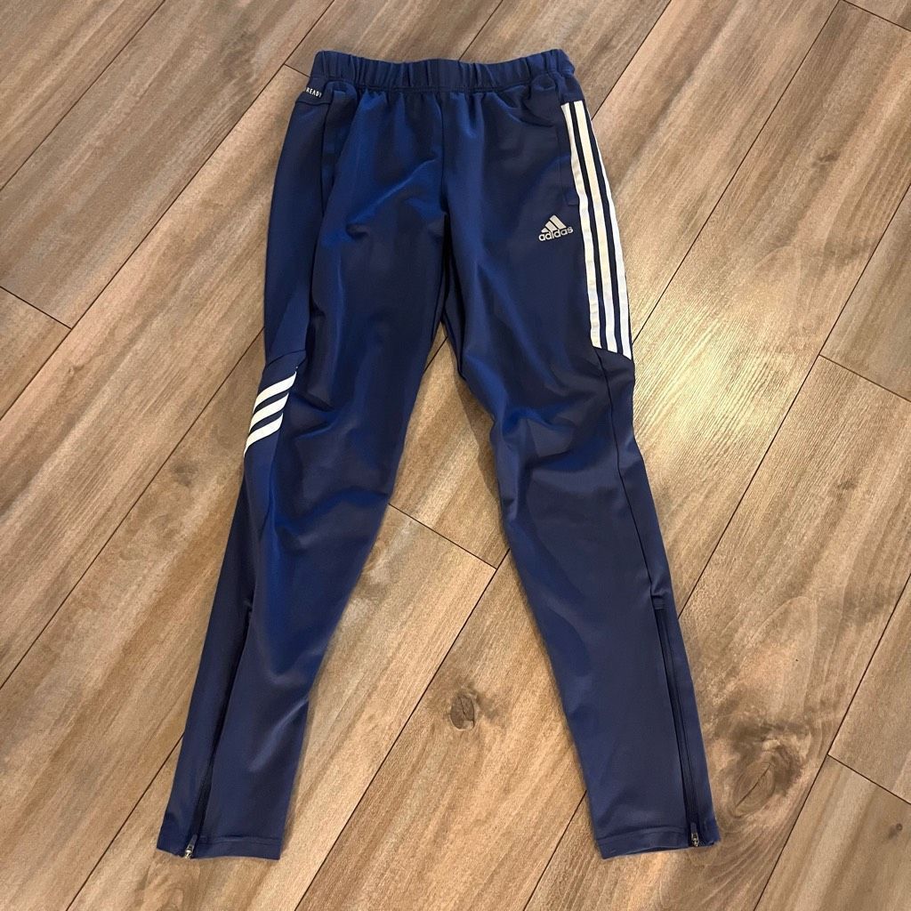 Adidas Adidas Blue Athletic Soccer Jogger Pants Men Small Bin G-40 Size US 32 / EU 48 - 2 Thumbnail