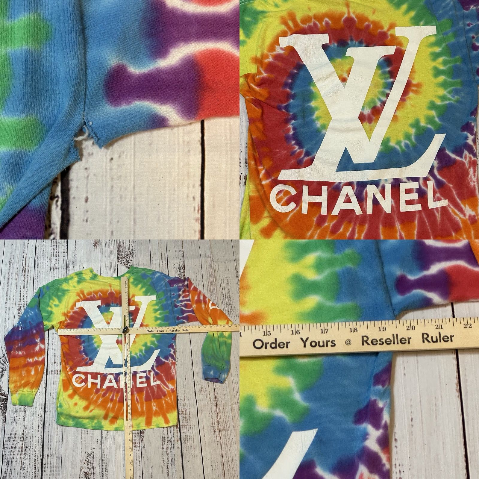 Vintage VINTAGE Pizza Slime Designer Logos Long Sleeve Men's Tee Shirt Large Size US L / EU 52-54 / 3 - 8 Thumbnail