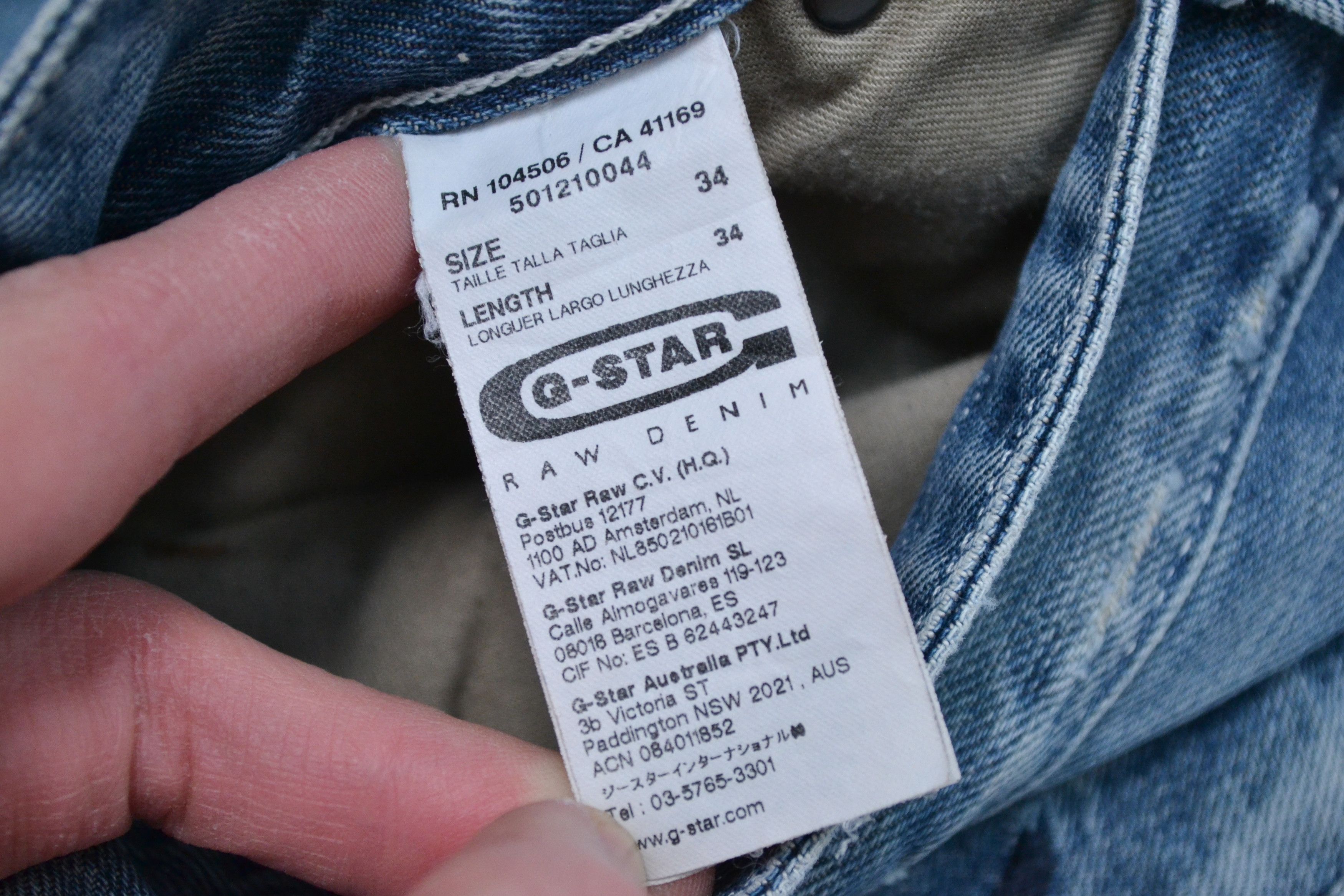 G-Star G-Star Y2K General 3D Tapered Men’s Blue Multi-pocket Jeans Size US 34 / EU 50 - 3 Thumbnail