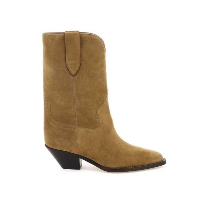 o1s22i1n0524 Dahope Suede Boots in Beige