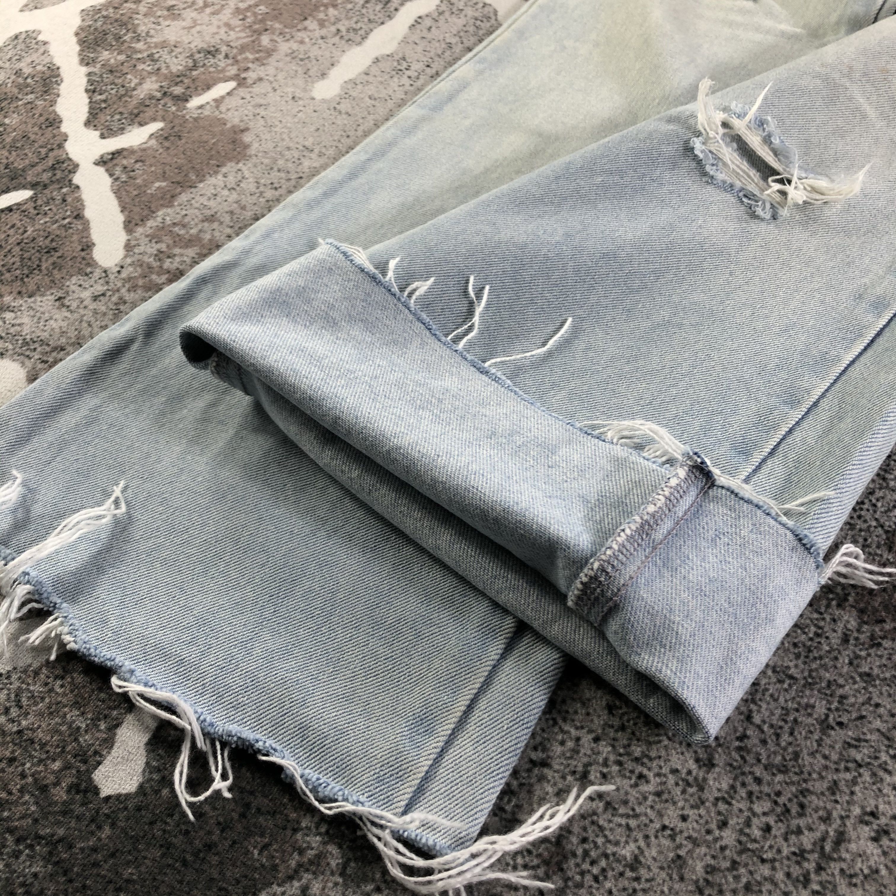 Japanese Brand Vintage Love Boat Jeans Flare Denim KJ2399 Size 27" / US 4 / IT 40 - 7 Thumbnail