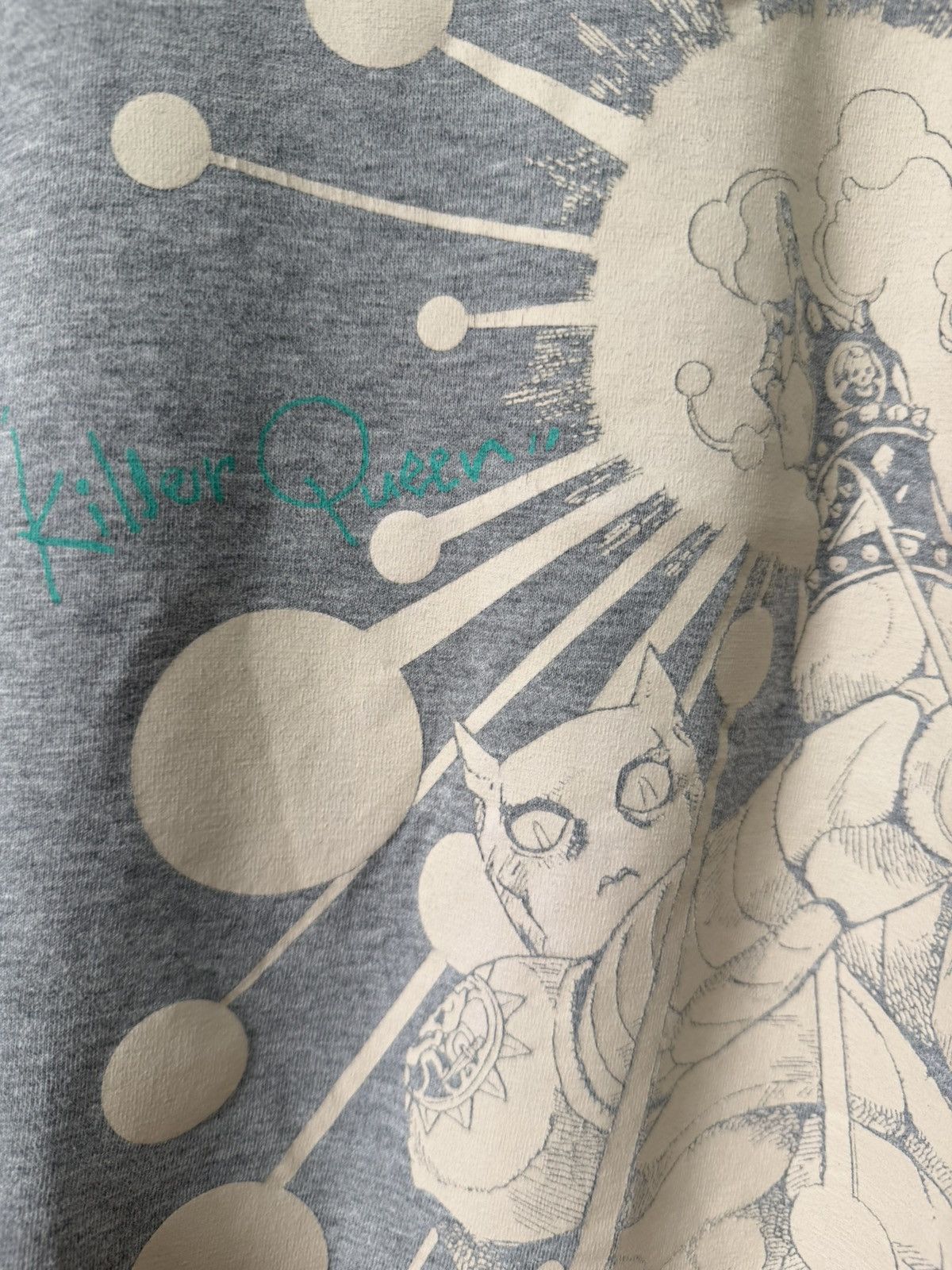 Anime Disstressed Jojo Bizarre Killer Queen Anime Tee Size US M / EU 48-50 / 2 - 3 Thumbnail