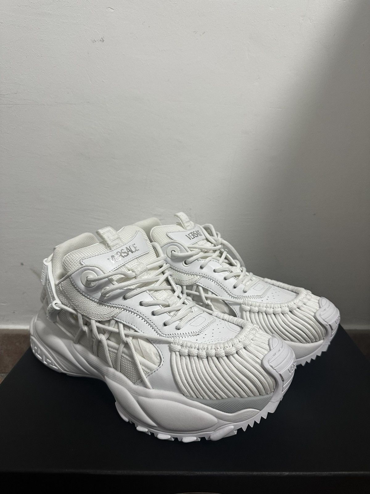 Versace Versace Mercury M_VS_01 White Sneakers Size US 7 / EU 40 - 2 Thumbnail