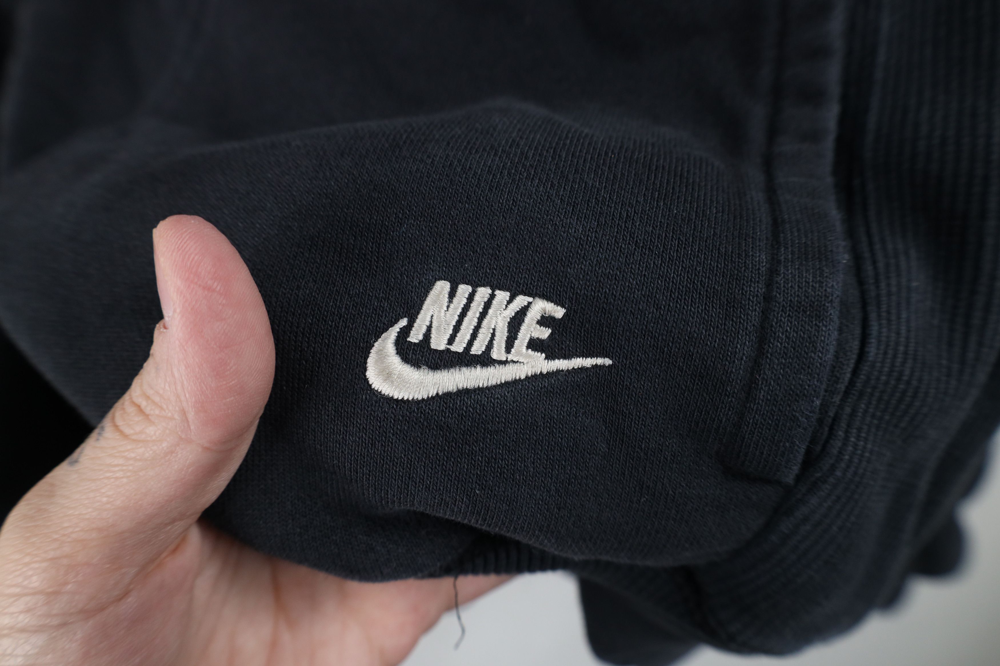Nike Vintage Y2K Nike Scott Mini Swoosh Full Zip Hoodie Black Size US M / EU 48-50 / 2 - 4 Thumbnail