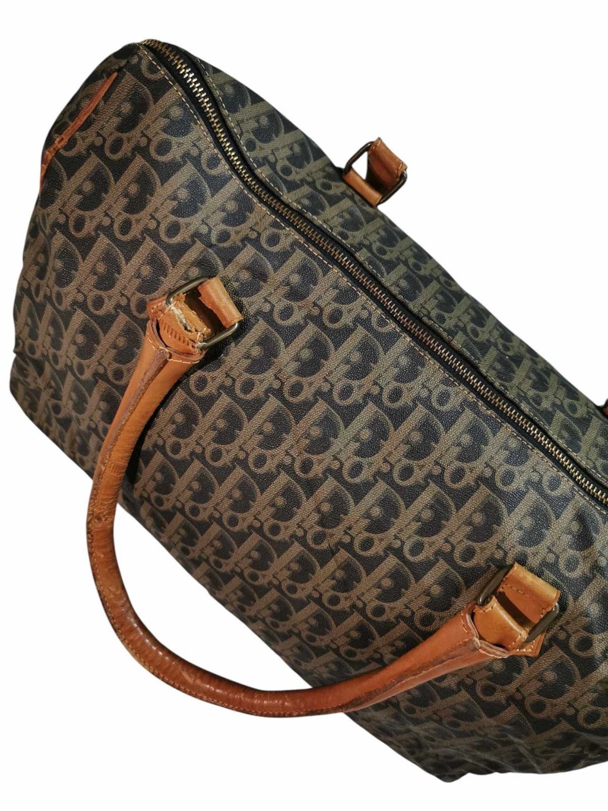 Dior Vintage Christian Dior Trotter Pattern handbag Monogram Size ONE SIZE - 8 Thumbnail