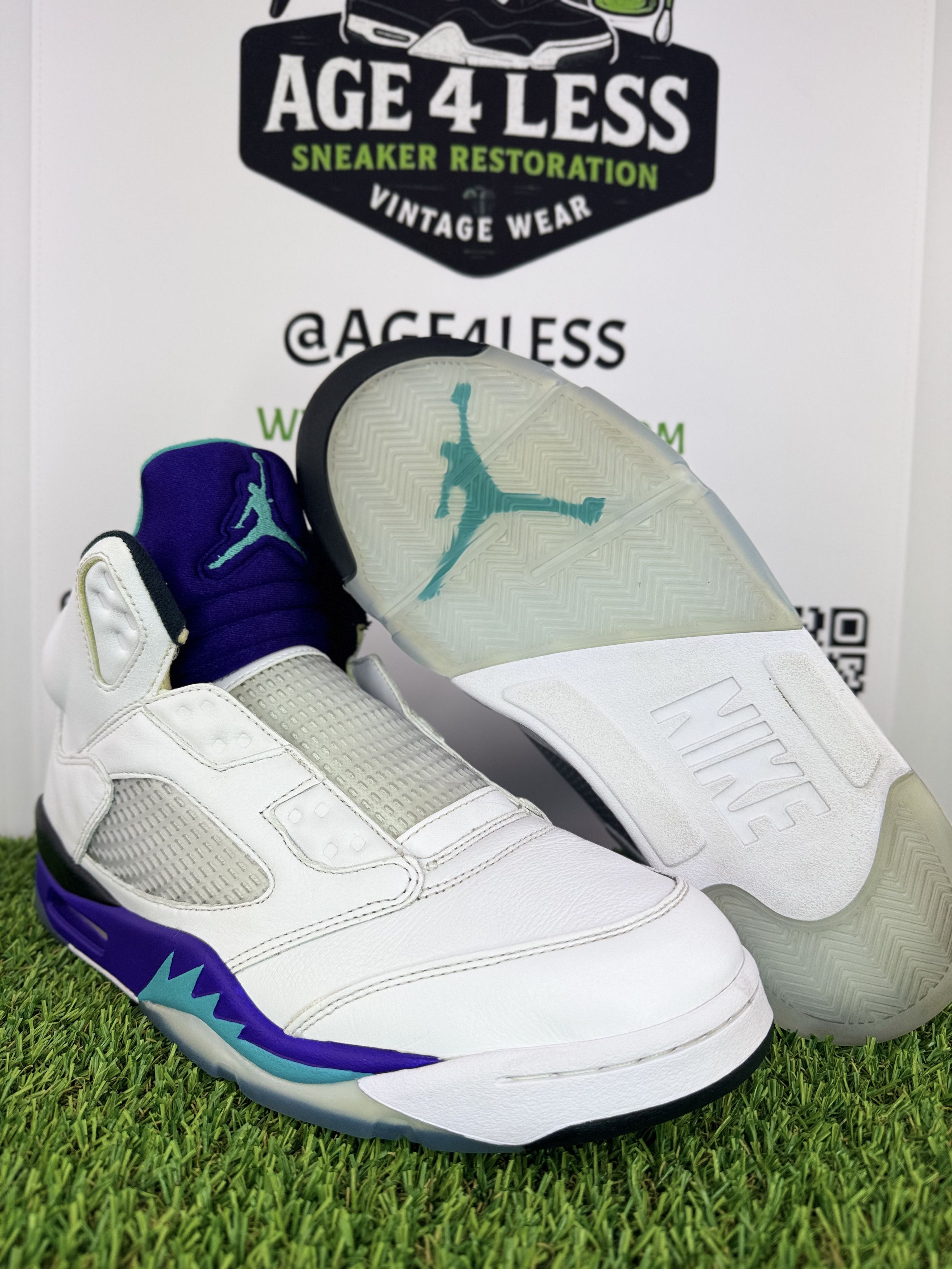 Jordan Brand Air Jordan 5 Retro “Grape Fresh Prince” (2018) Size US 12 / EU 45 - 1 Thumbnail