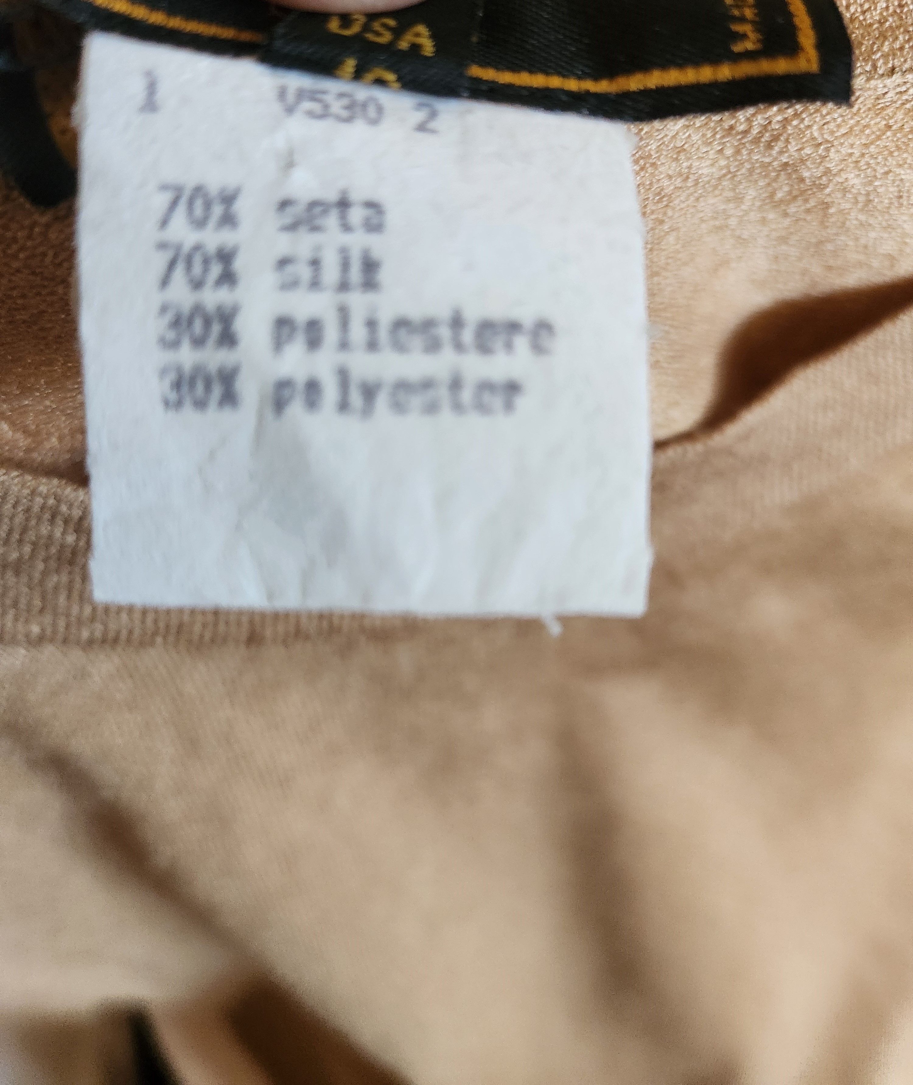 Fendi Maglia Beige Women's Silk Blend 3/4 Sleeve Pullover Sweater Size XS / US 0-2 / IT 36-38 - 4 Thumbnail