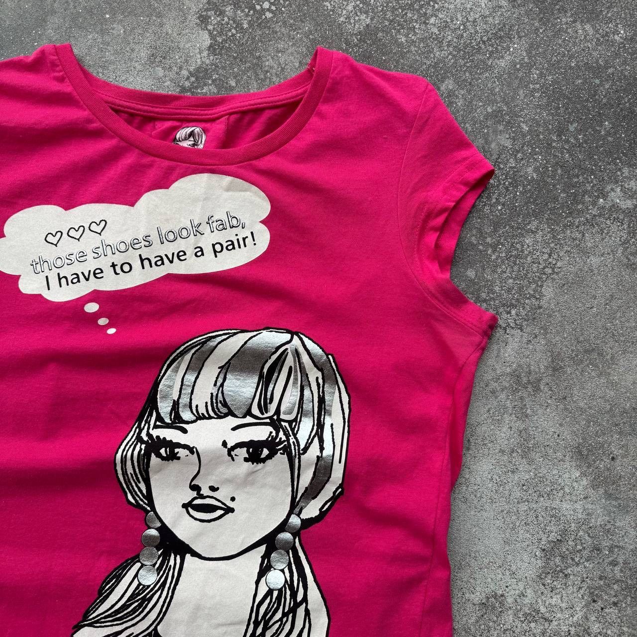 20471120 Amazing Y2K Super Sexy Glam Girl Print T-Shirt Size M / US 6-8 / IT 42-44 - 5 Thumbnail