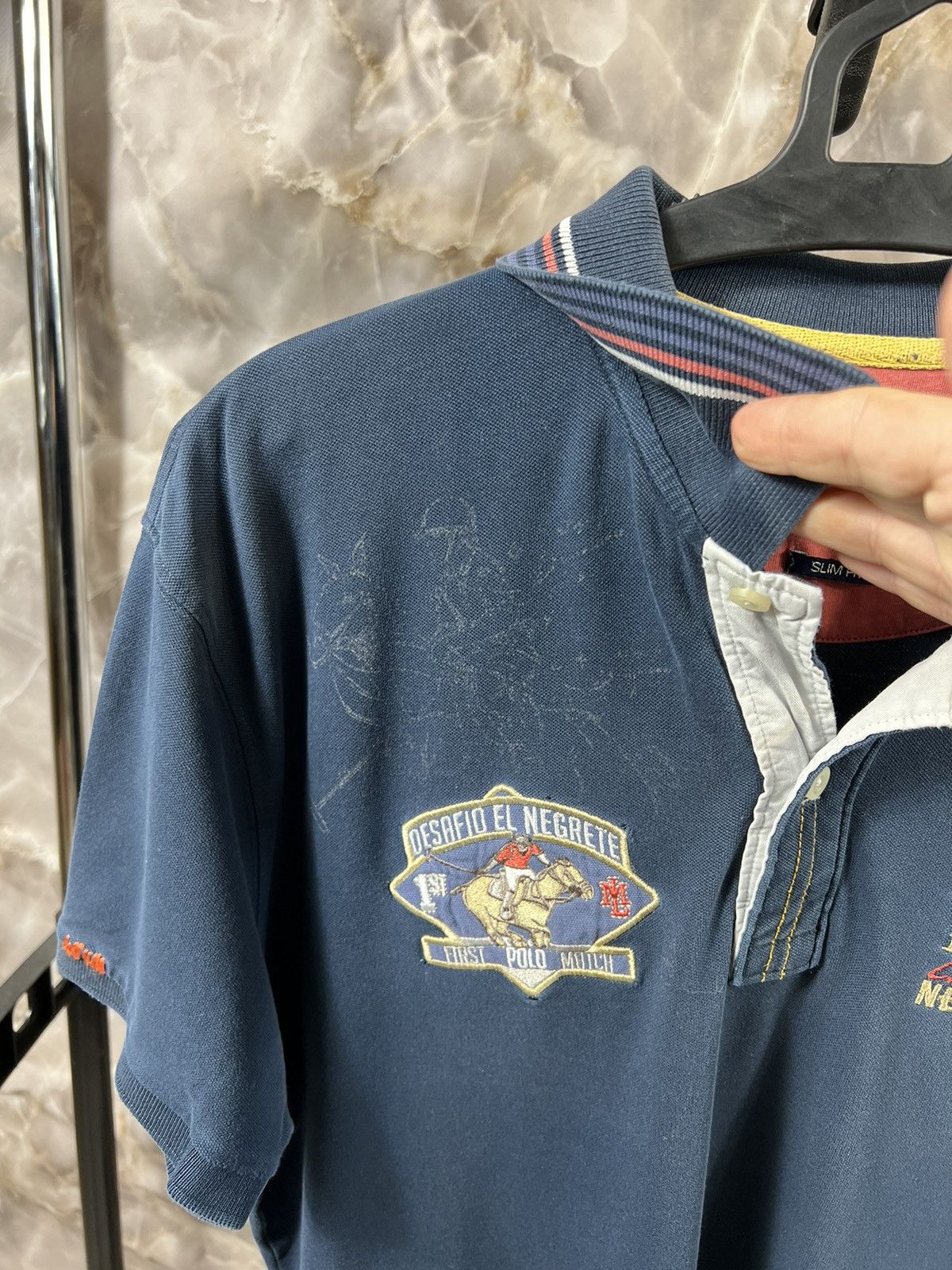 Vintage Vintage La Martina 3 Y2k Polo Tee Size US XL / EU 56 / 4 - 4 Thumbnail