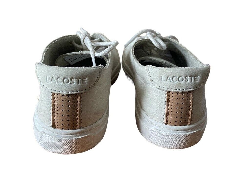 Lacoste White Leather L.12.12. Unlined 318 1 Shoes by LACOSTE UK 4 Size US 4 / IT 34 - 5 Thumbnail