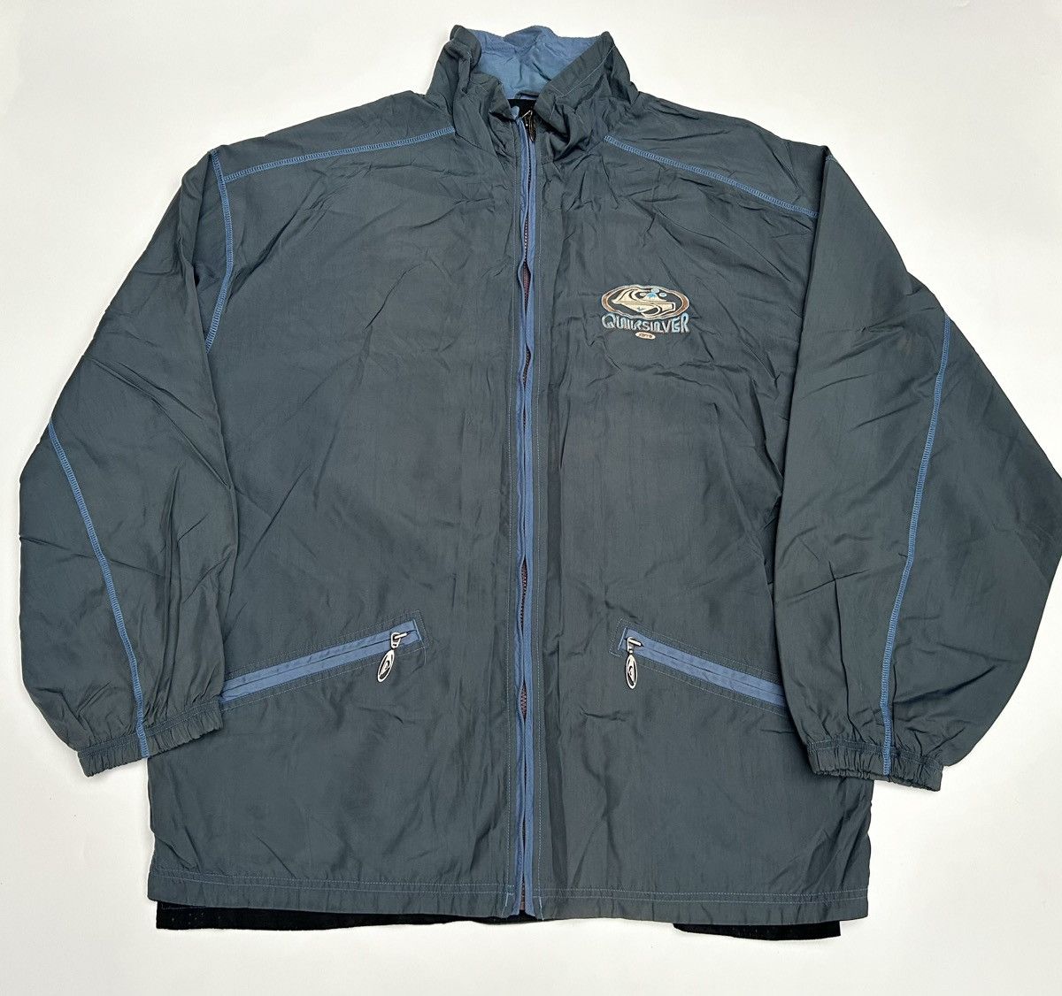 Quiksilver × Vintage Vintage 90’s Quiksilver Embroidered Logo Coach Jacket Size US XL / EU 56 / 4 - 2 Thumbnail