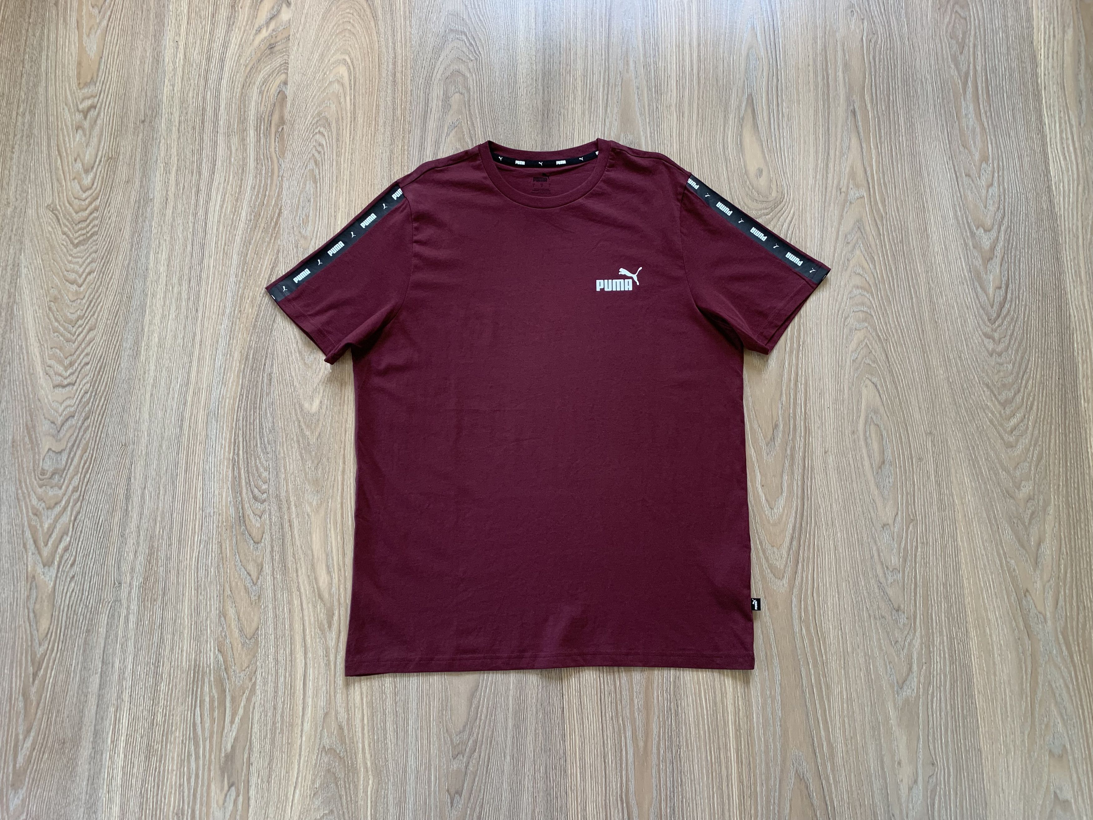 Puma Puma Burgundy Cotton T Shirt 2023 Size US L / EU 52-54 / 3 - 10 Thumbnail